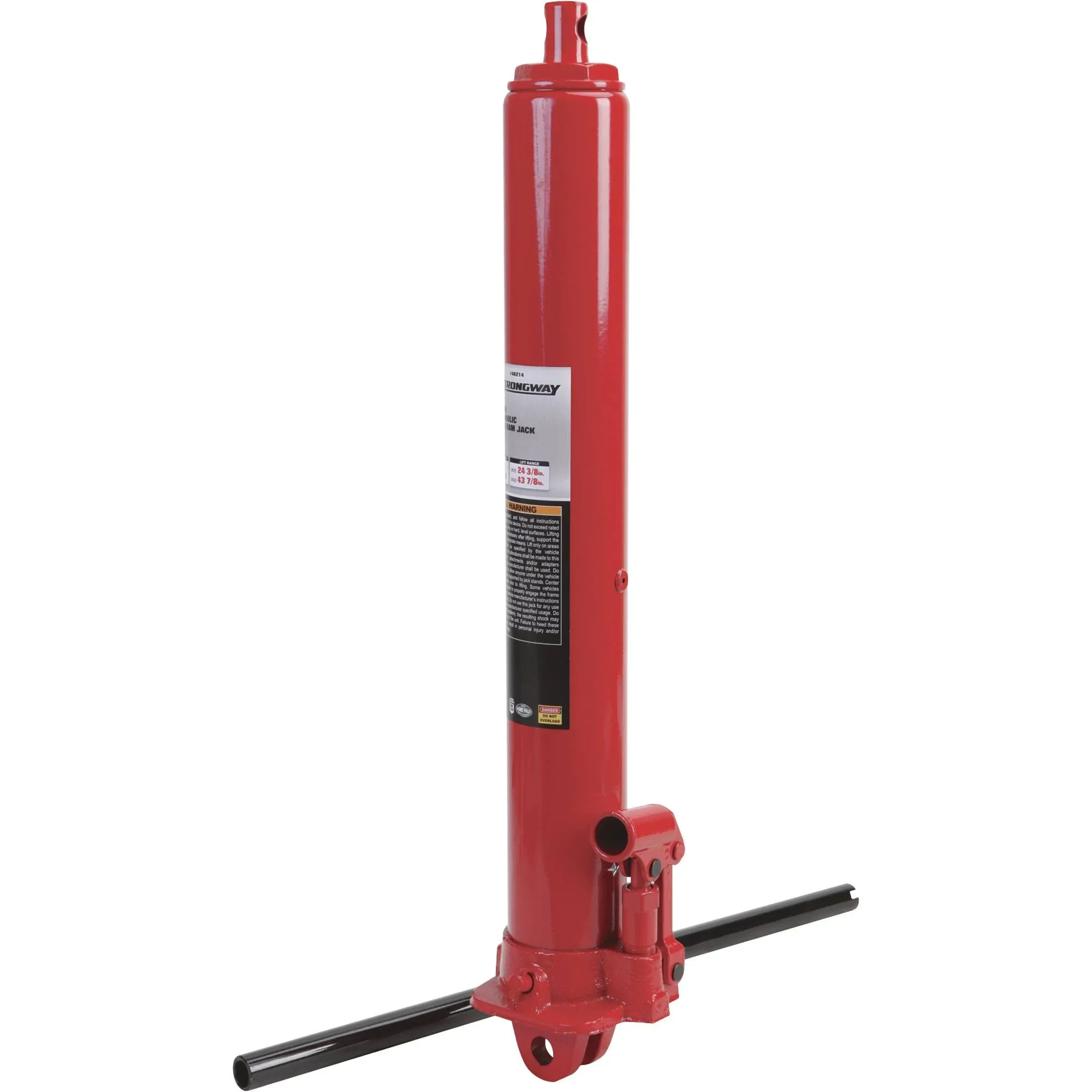 Strongway 3-Ton Long Ram Hydraulic Jack