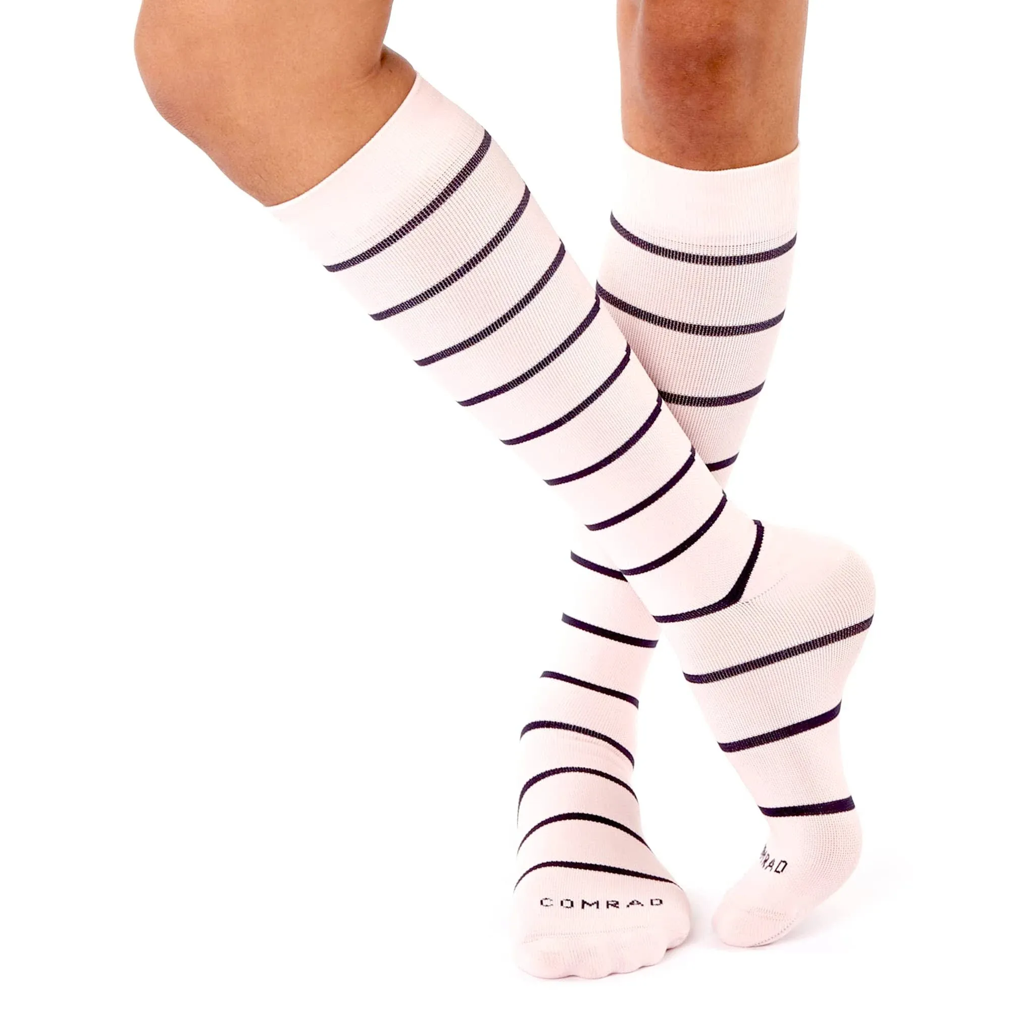 Knee-High Compression Socks – Stripes