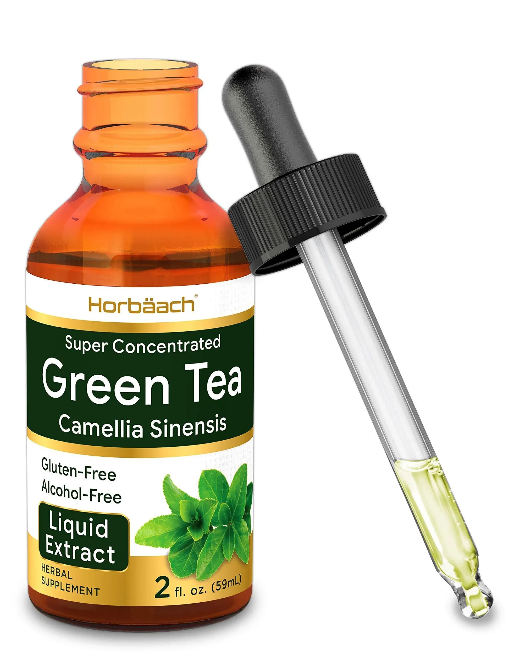 Horbaach Green Tea Extract Liquid Supplement