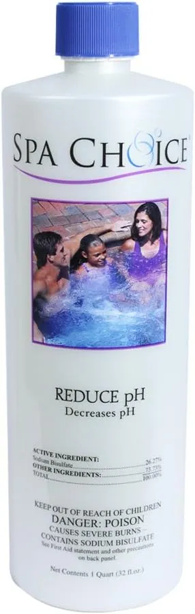 pH Reduce Liquid Spa Choice 1QT 47234001 PH Down