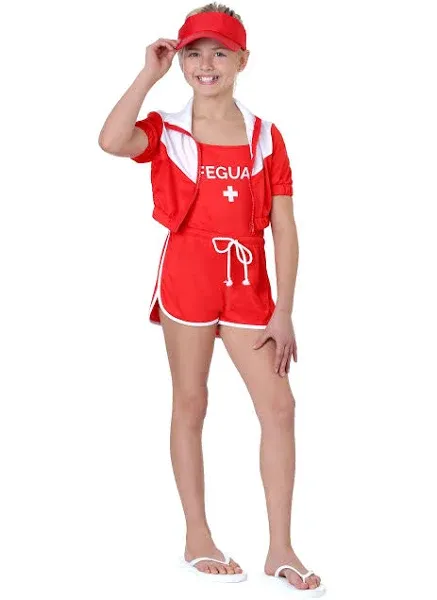 Lifeguard Costume for Girl's