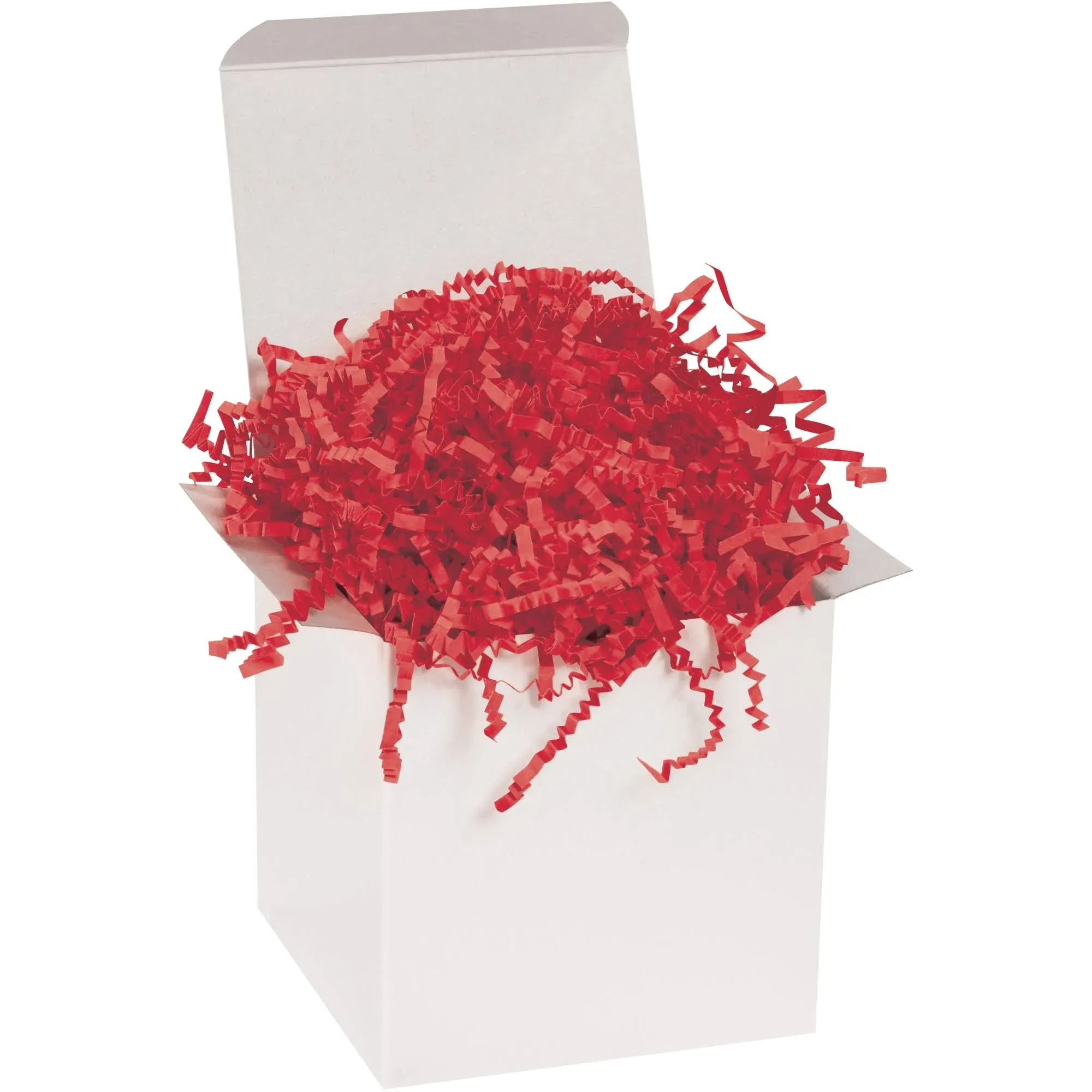 MyBoxSupply 10 lb. Red Crinkle Paper, 10 Lbs Per Case