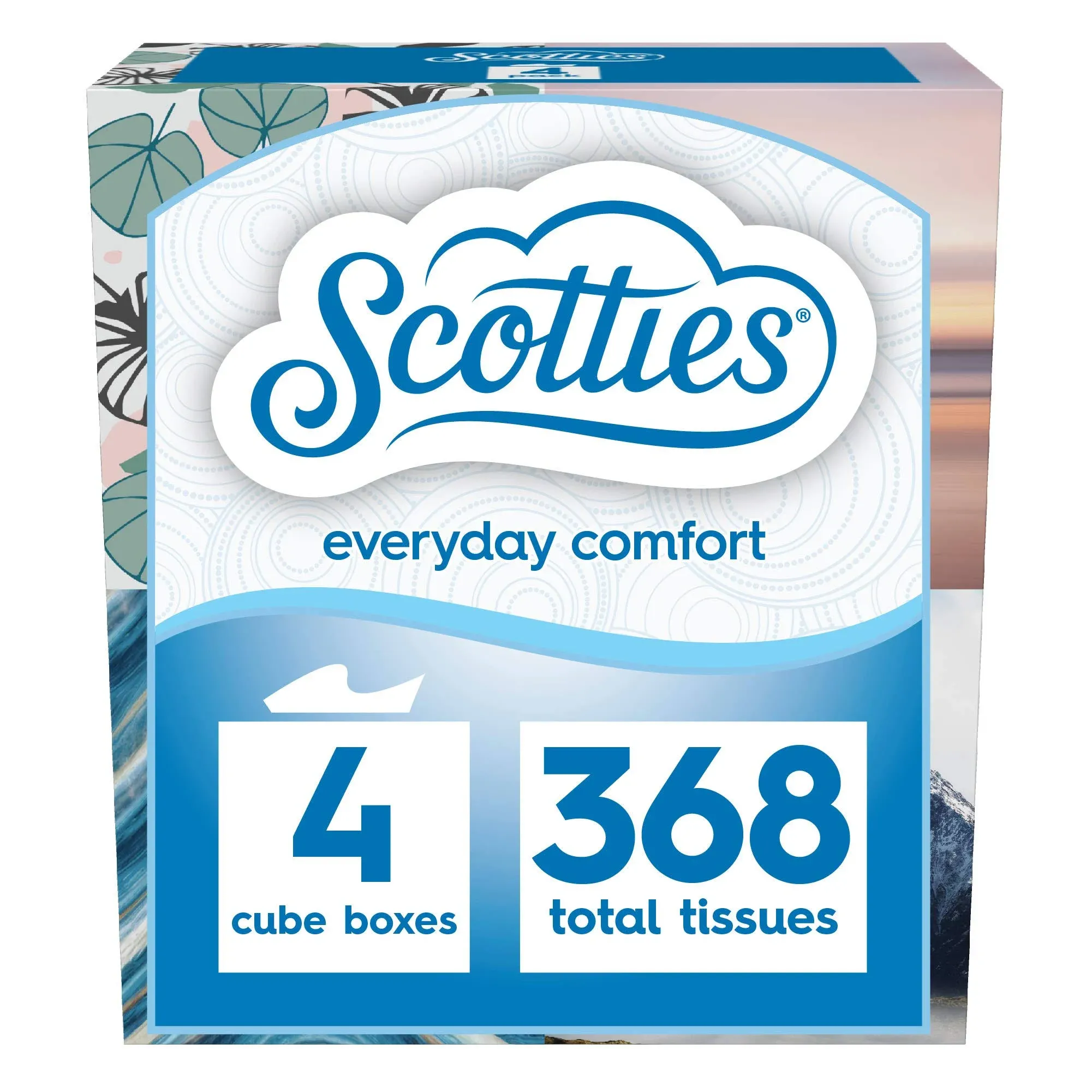 Scotties Everyday Comfort 2 Ply Facial Tissue 110 ct