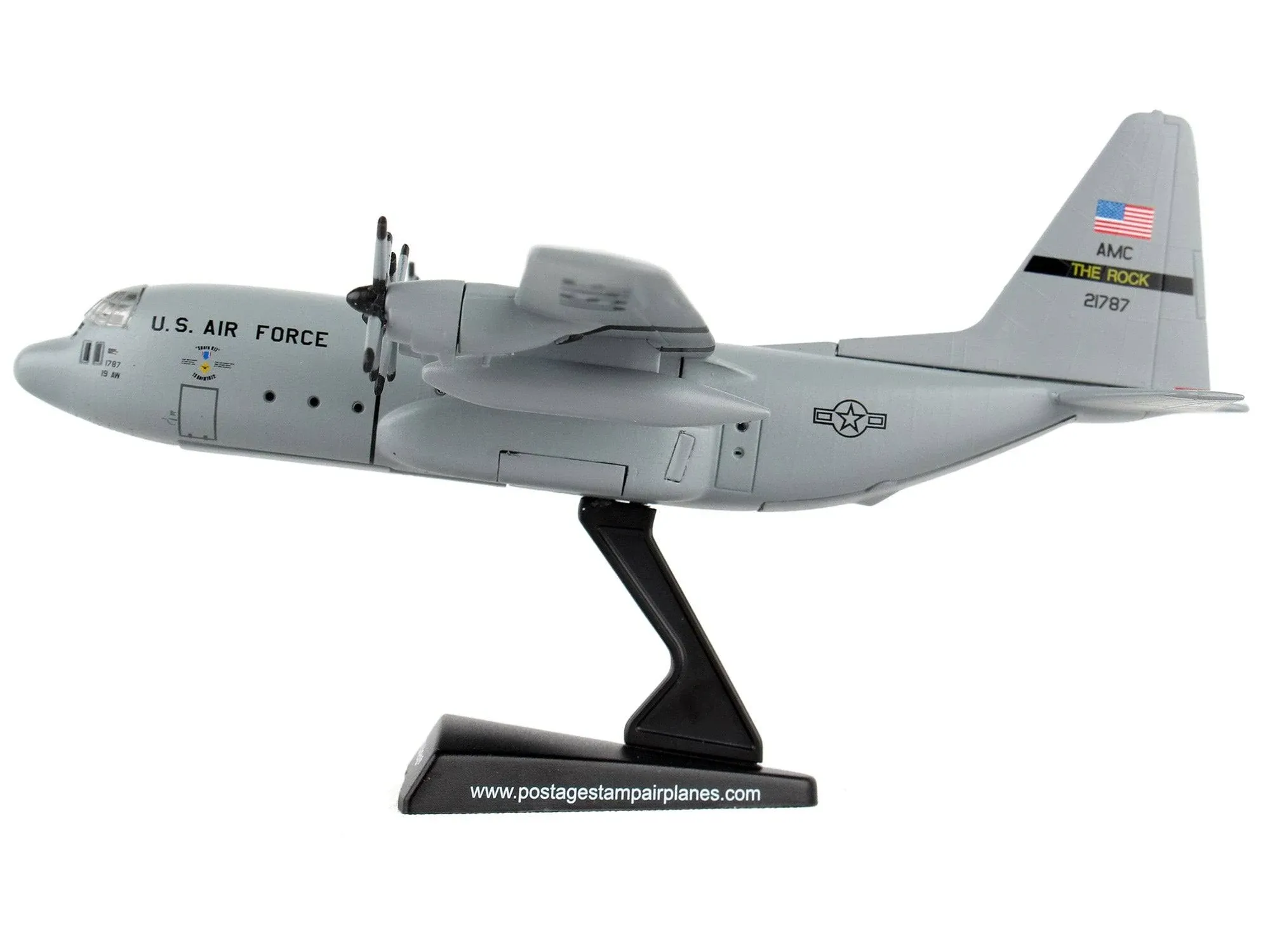 Daron Postage Stamp USAF C-130 1/200 Spare 617 Airplane (PS5330-3)