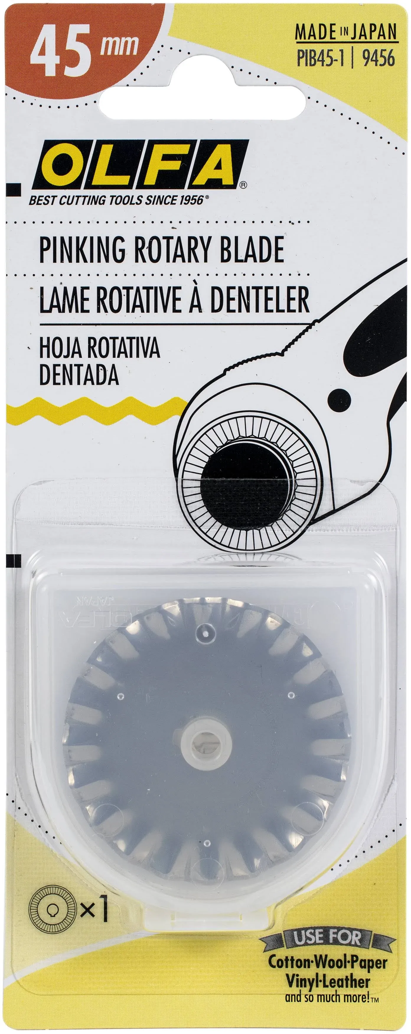 OLFA Rotary Blade Refill 45mm - Pinking - 4121901 | HSN