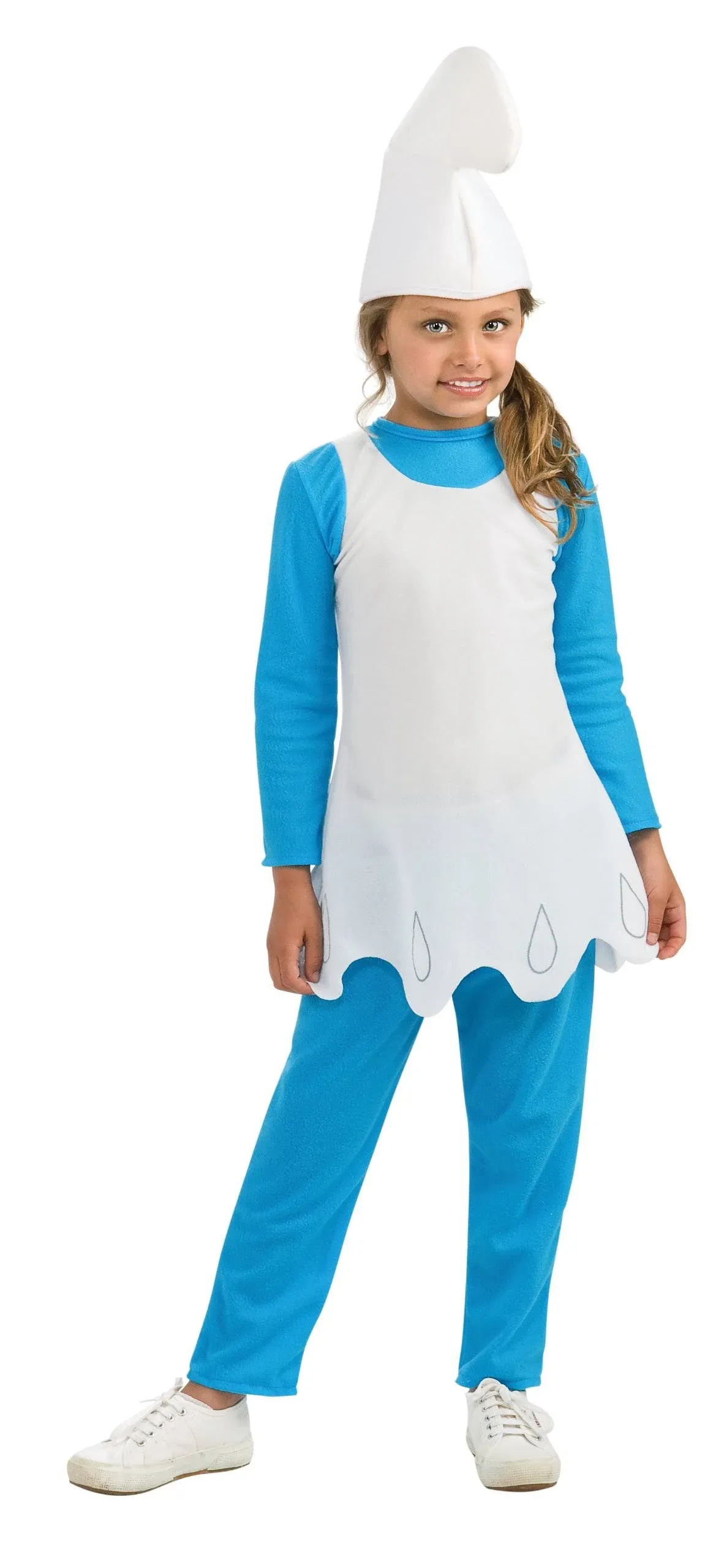 Child's The Smurfs Movie Smurfette Costume Girls Large 12-14