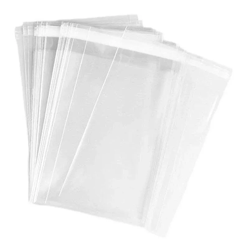 (1000) Self-Adhesive Sealable Cellophane Clear Plastic Packaging Bags 4&#034; x 6&#034;