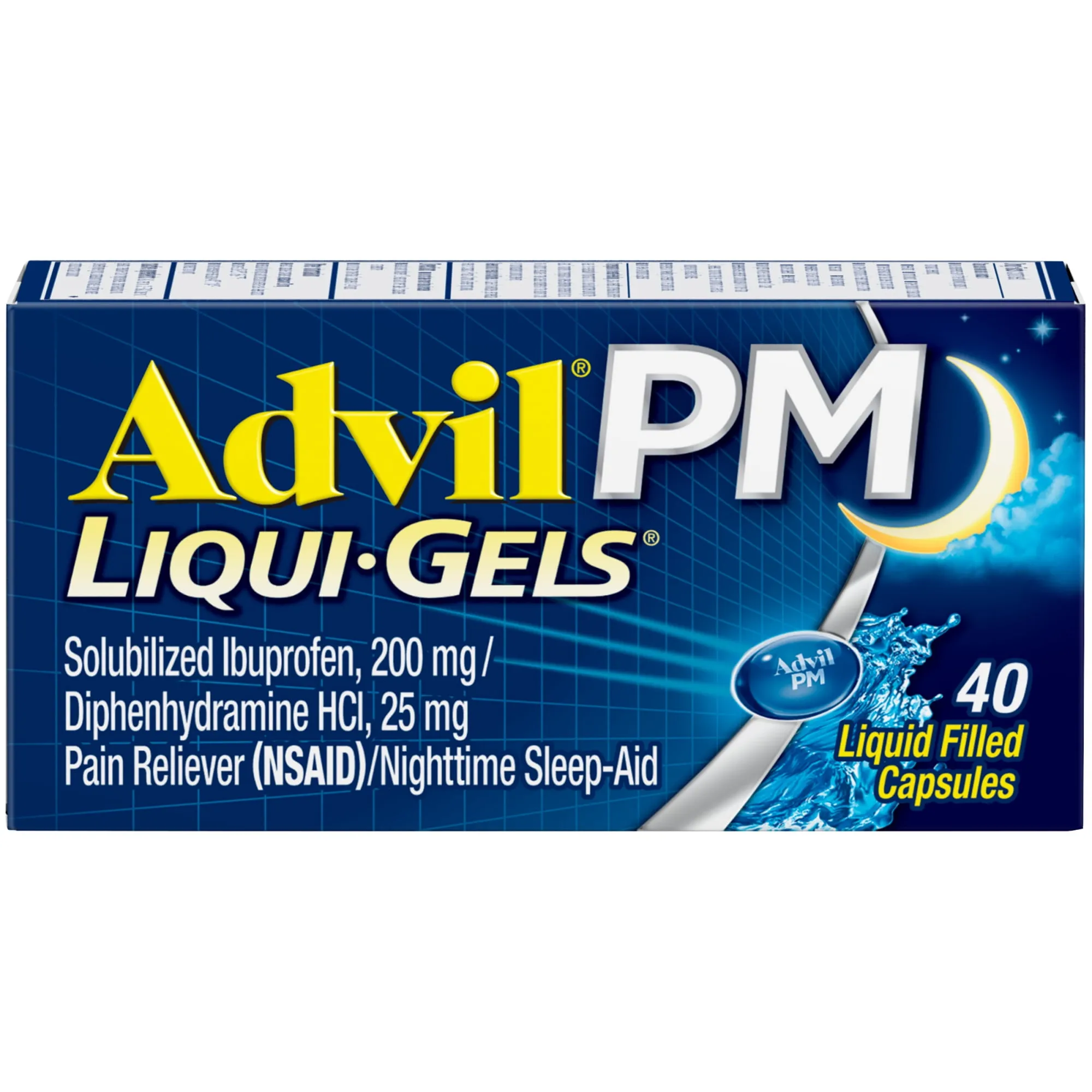 Advil Liqui-Gels Pain Reliever and Fever Reducer, Pain Medicine for Adults with Ibuprofen 200mg for Headache, Backache, Menstrual Pain and Joint Pain Relief - 50x2 Liquid Filled Capsules 