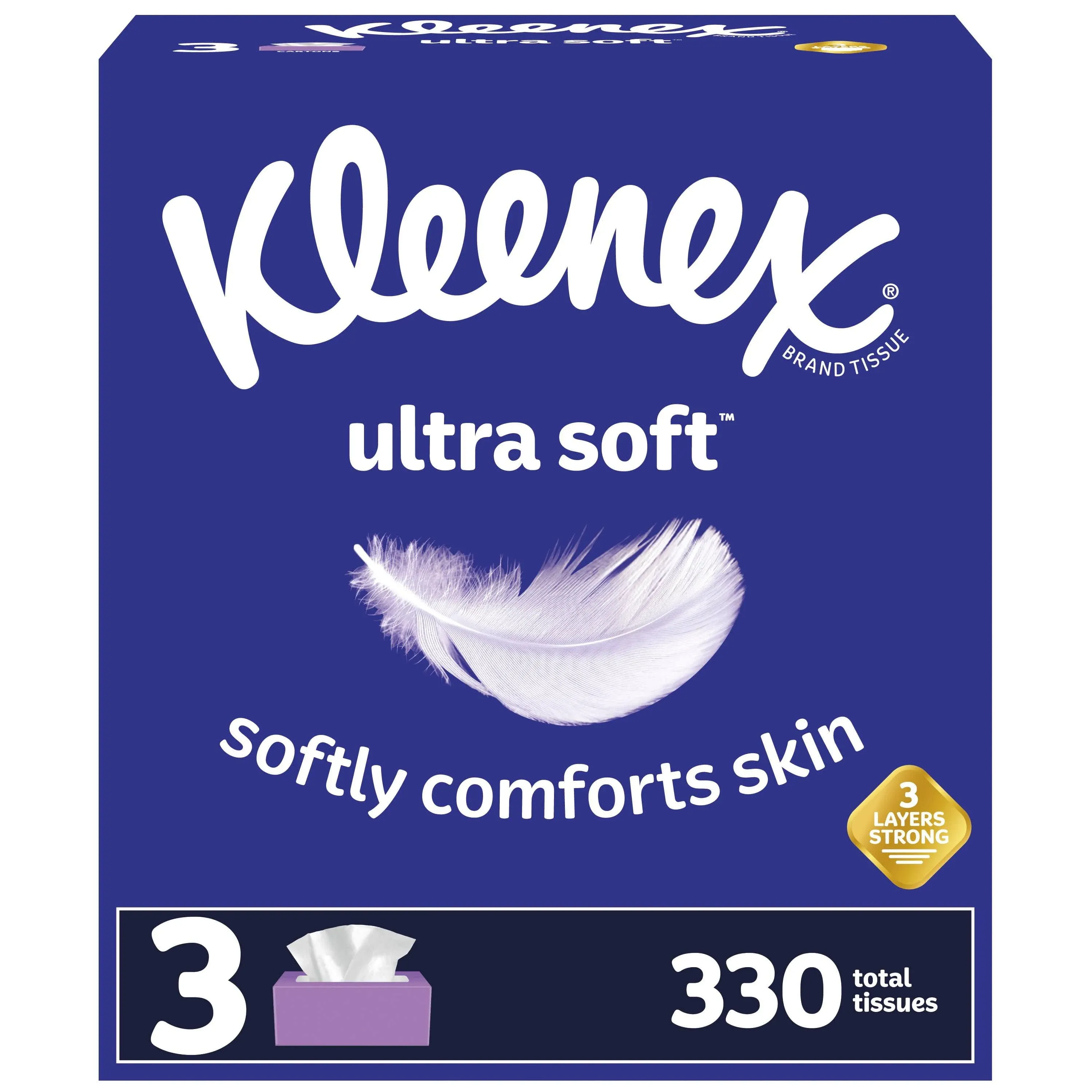 Kleenex Ultra Soft Facial Tissues