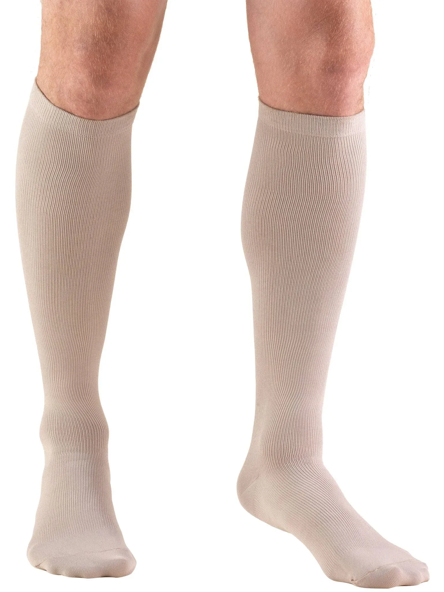 Truform Men's Socks, Knee High, Dress Style: 8-15 mmHg, S, TAN (1942TN-S) | Staples