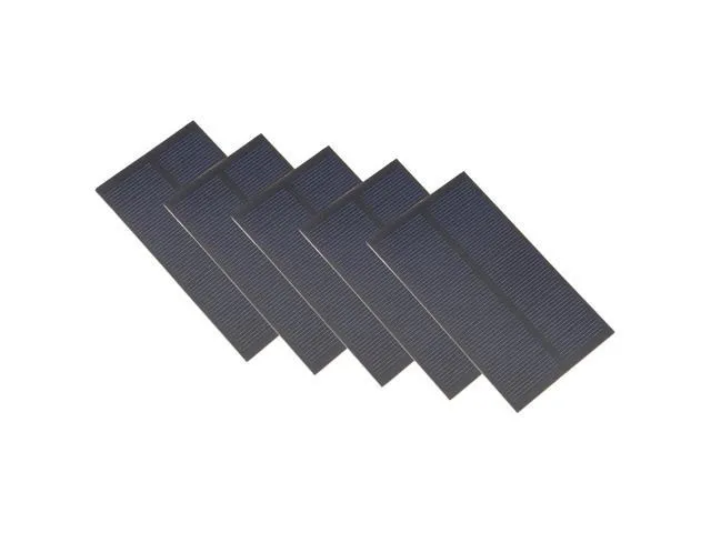 5Pcs 1W 5V Micro Solar Panel Module DIY Polysilicon for Toys Charger