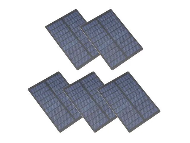 5Pcs 1.3W 5V Small Solar Panel Module DIY Polysilicon for Toys Charger