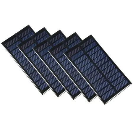 5Pcs 1W 6V Mini Solar Panel Module DIY Polysilicon for Toys Charger