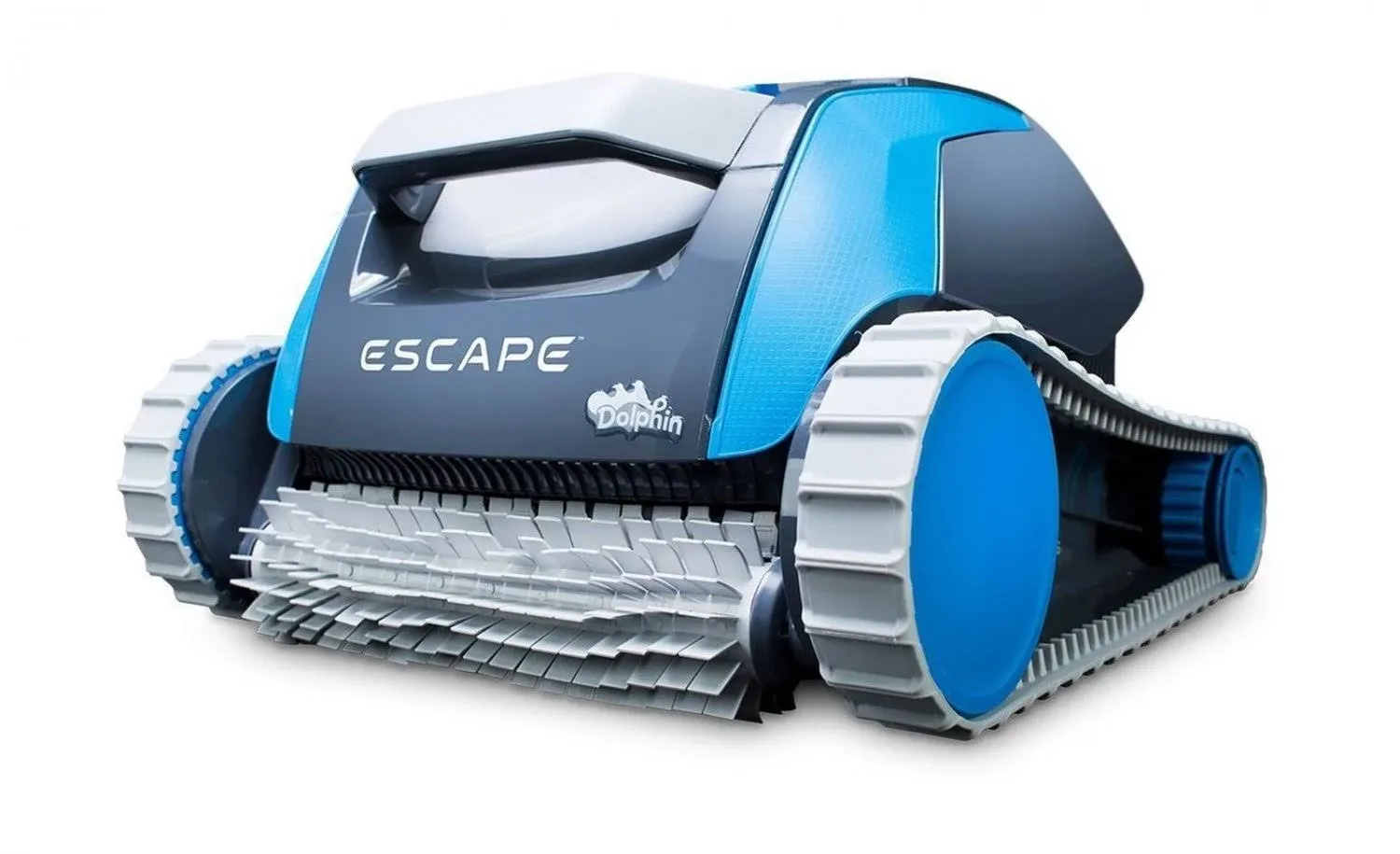 Dolphin Escape Robotic Pool Cleaner (2023 Model) — Massive Top-Loading Filter, Dual Motors, HyperBrush, HyperGrip Tracks, Smart Navigation — For Above Ground & In-Ground Pools up to 33ft