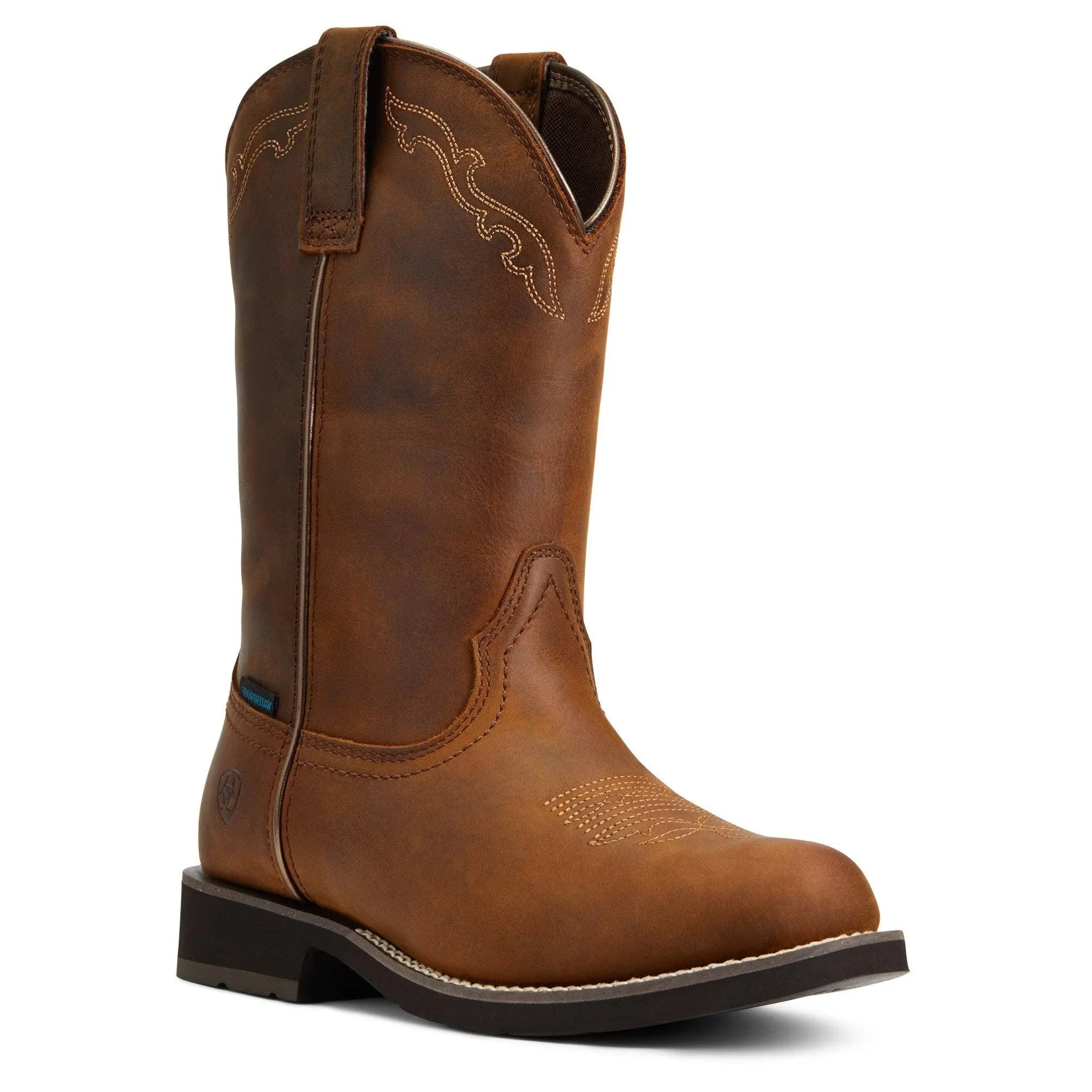 ARIAT WOMEN'S 10040272 Delilah Round Toe Waterproof Western Boot