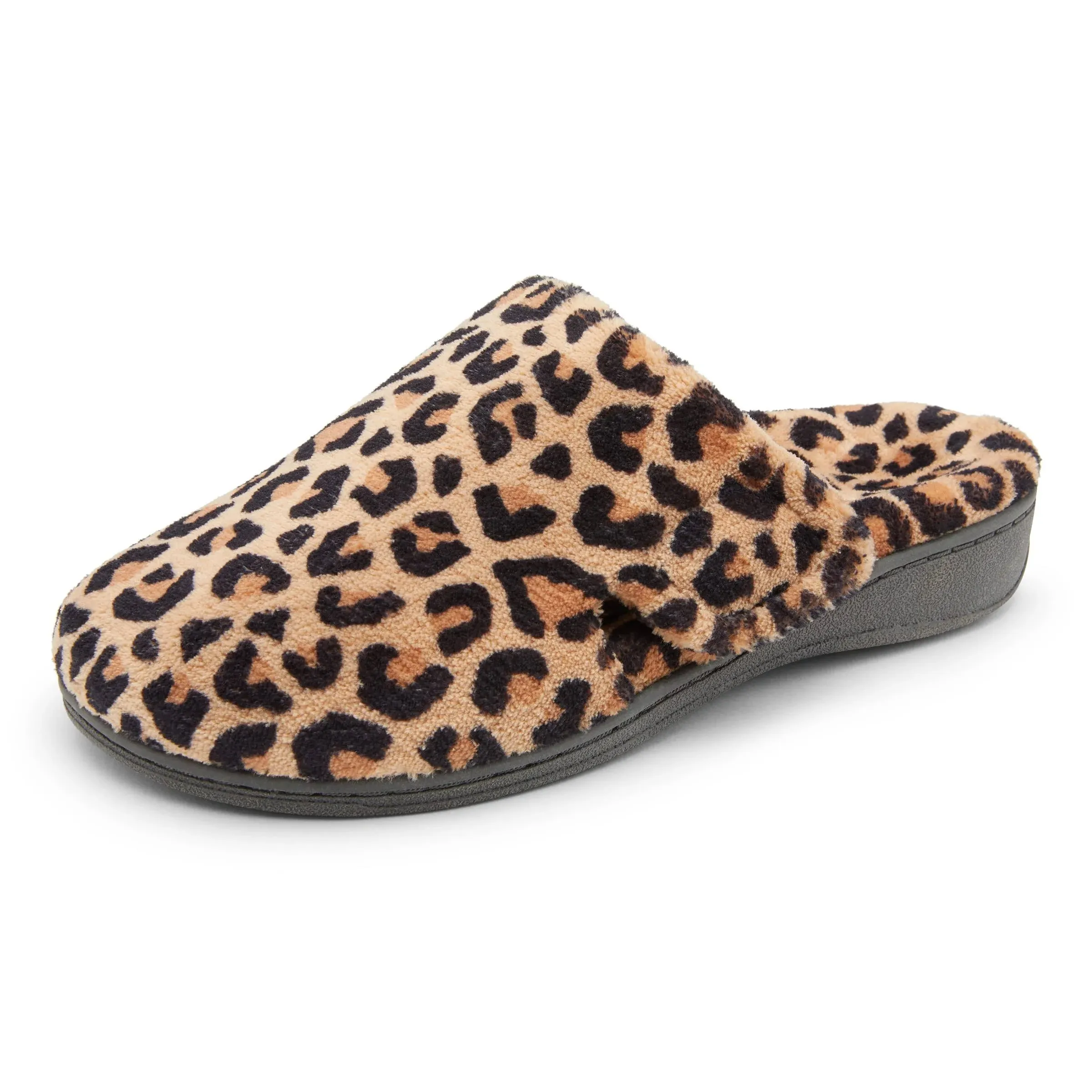 Vionic Gemma Leopard Natural Slide Slipper Sandal Women&#039;s sizes 5-12 NEW!!!