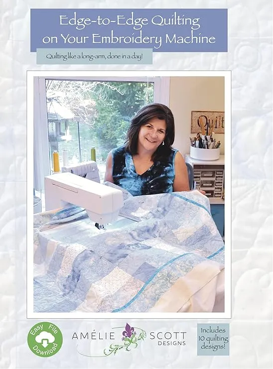 Amelie Scott Designs Second Edition Edge Quilting Book