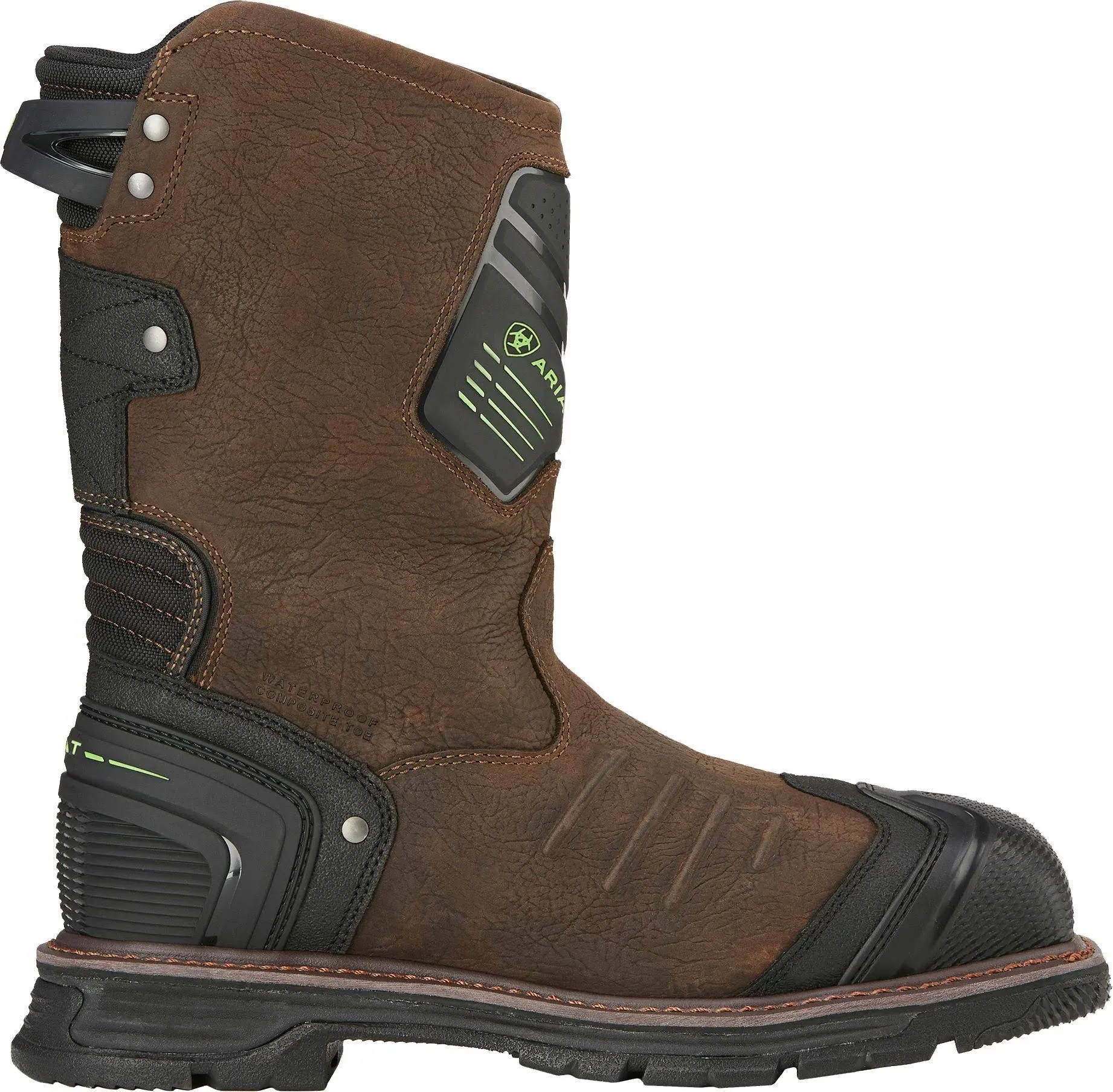 Ariat Catalyst VX Work Waterproof Composite Wide Square Toe Cowboy Boots H2O Bruin Brown : 11 EE - Wide