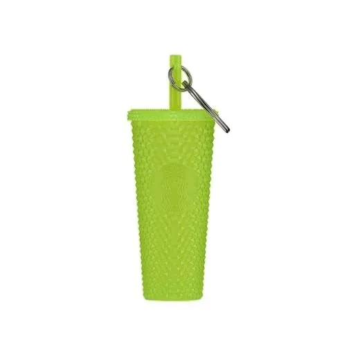 ⭐️Glow in the Dark Lemongrass Studded Tumbler Keychain Ornament