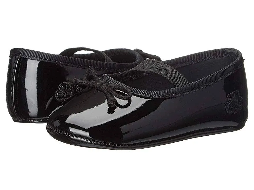 Kids' Allie Black Patent Ballet Flat