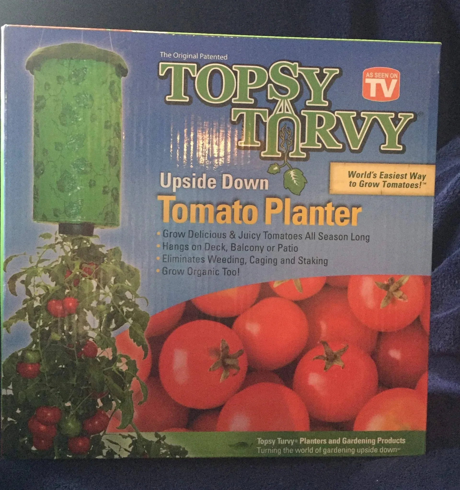 Topsy Turvy Upside Down Tomato Planter.  As Seen On TV!