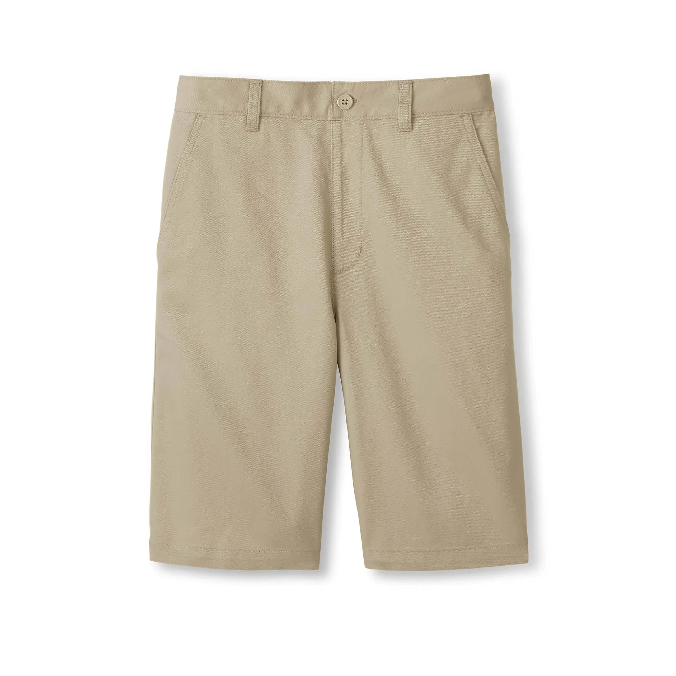 French Toast Husky Boys' Pull-On Shorts - Khaki, 10 Husky