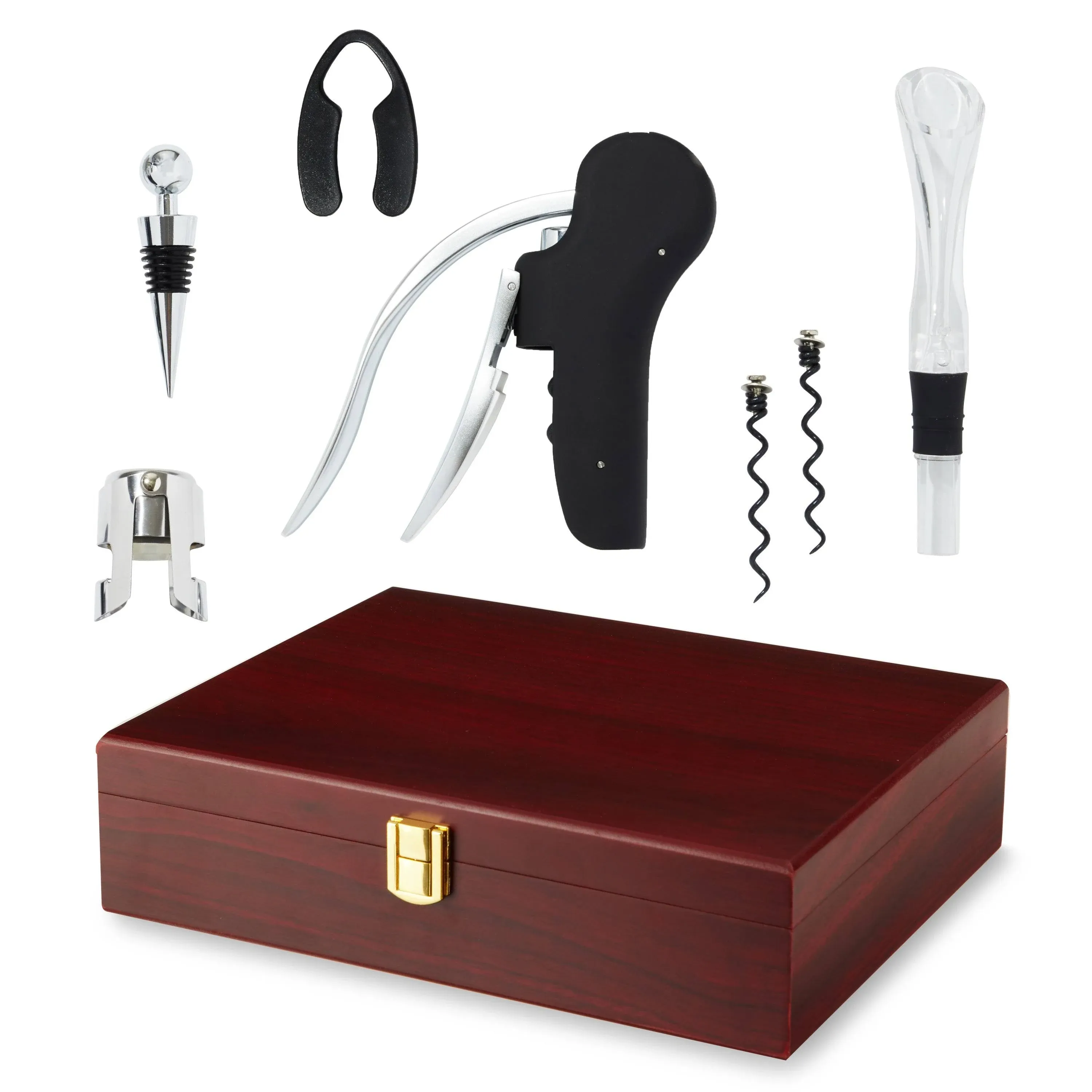 7 Piece Wine Tools Boxed Set By True