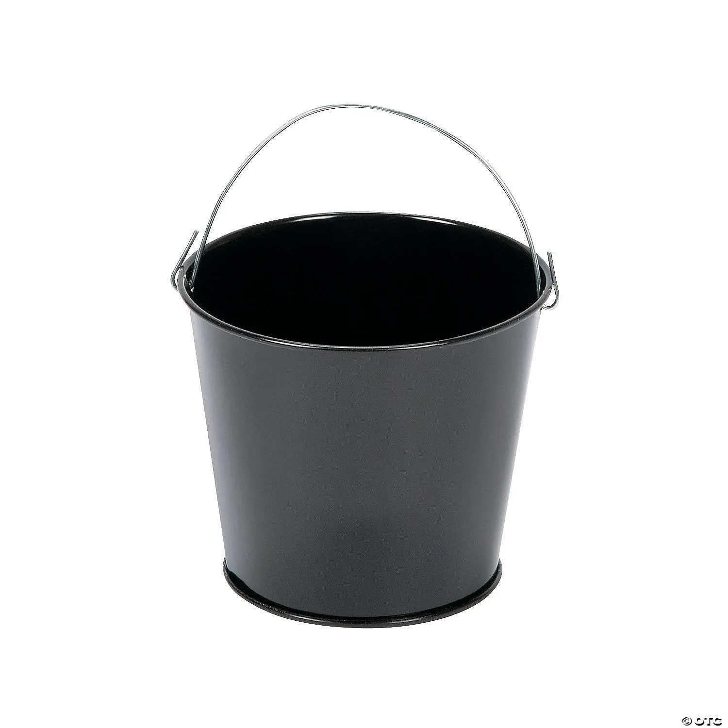 Mini Black Favor Pails, Party Supplies, 12 Pieces