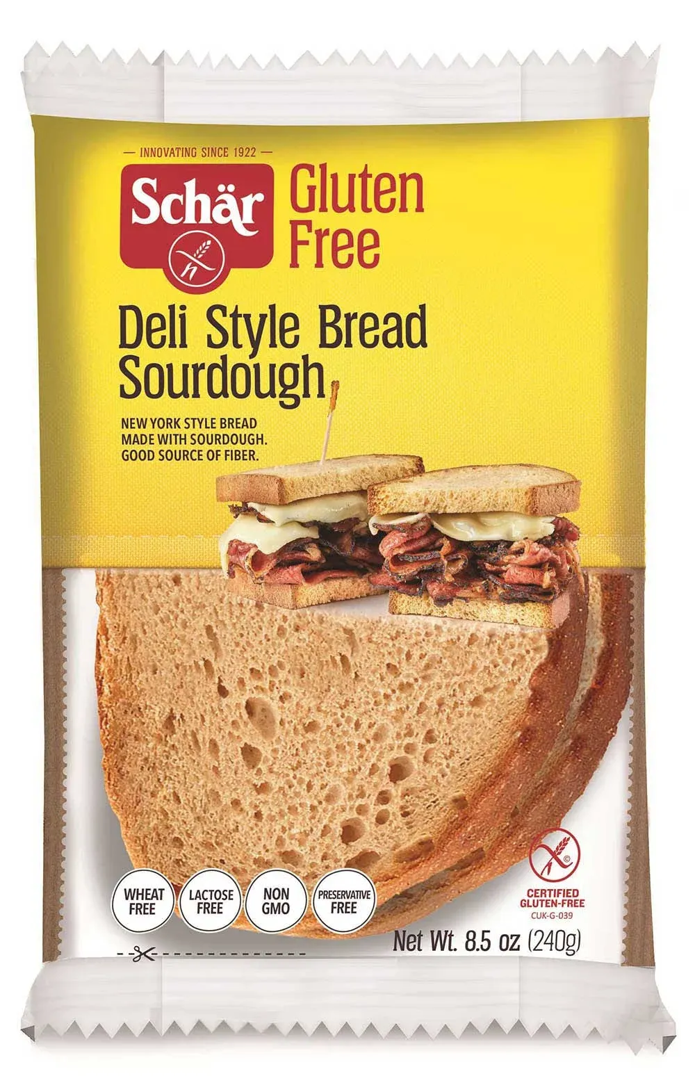 Schar Bread - Deli Style - Case of 5 - 8.5 oz