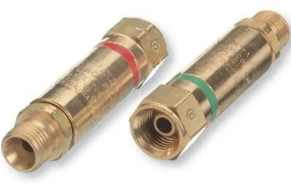 Radnor 64003941 FA-10 Fuel Gas &amp; Oxygen Torch Flashback Arrestor Set 