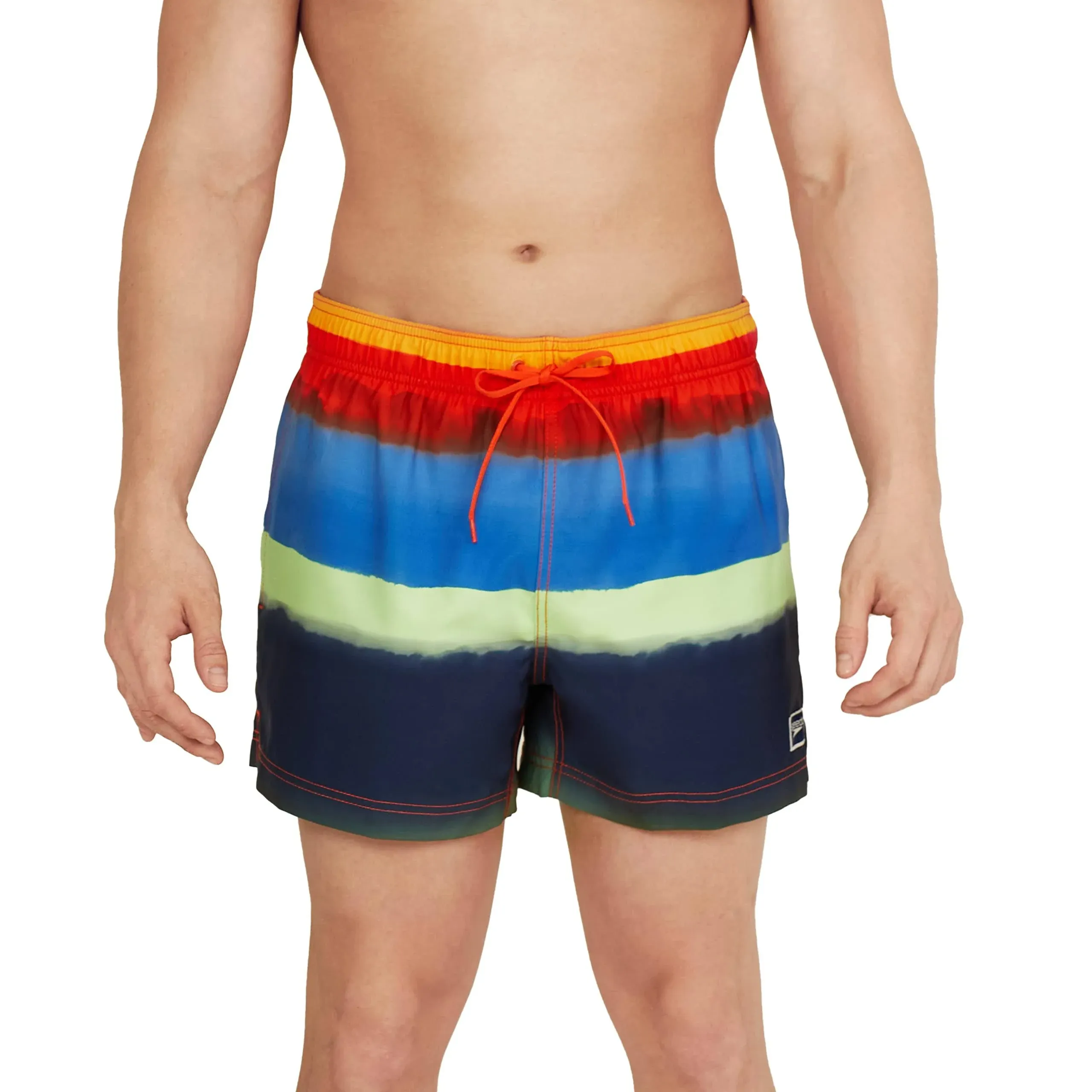 Speedo Men's Swim Trunk Short Length Redondo Striped