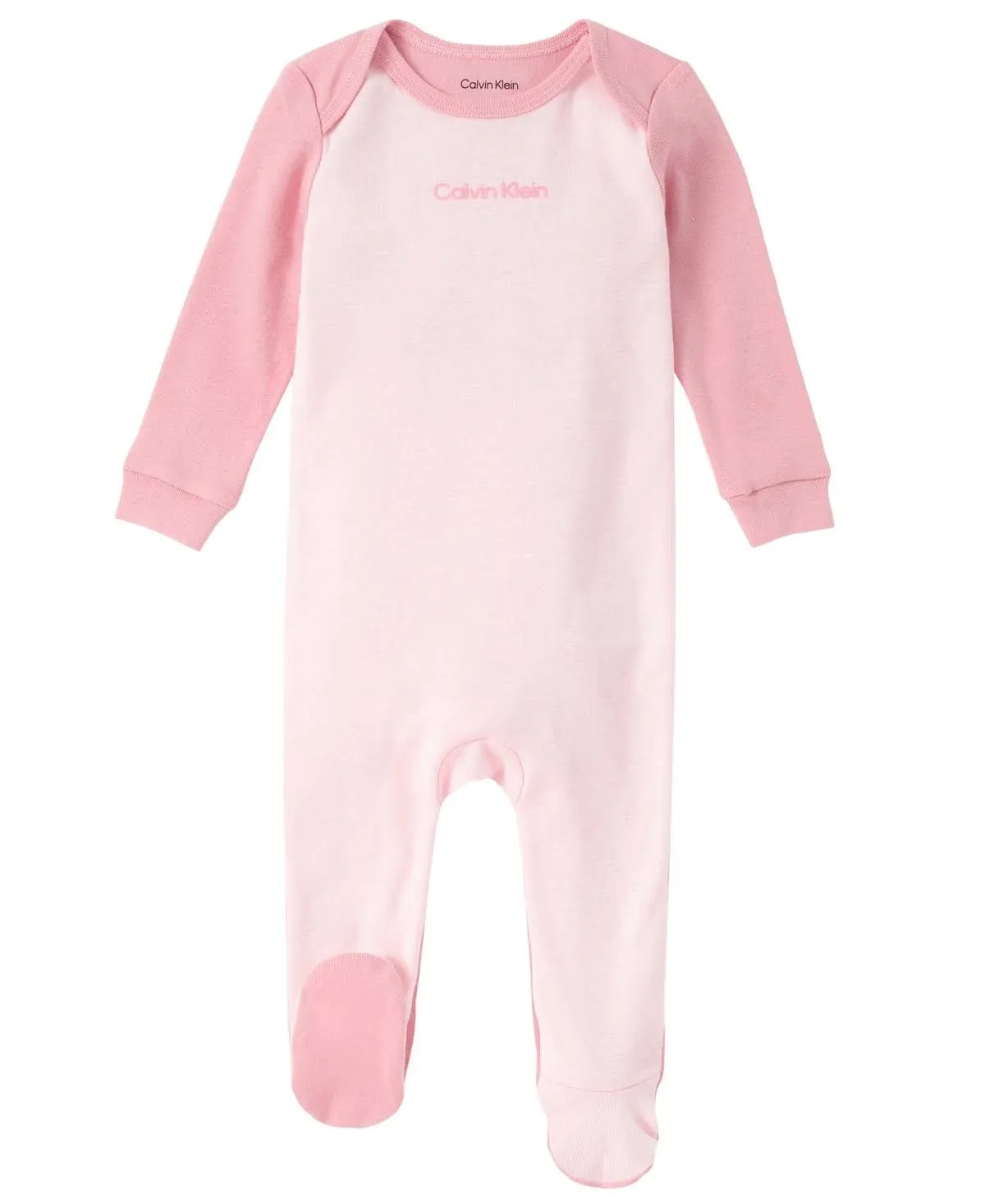 Calvin Klein Organic Baby Essentials Footed Coverall