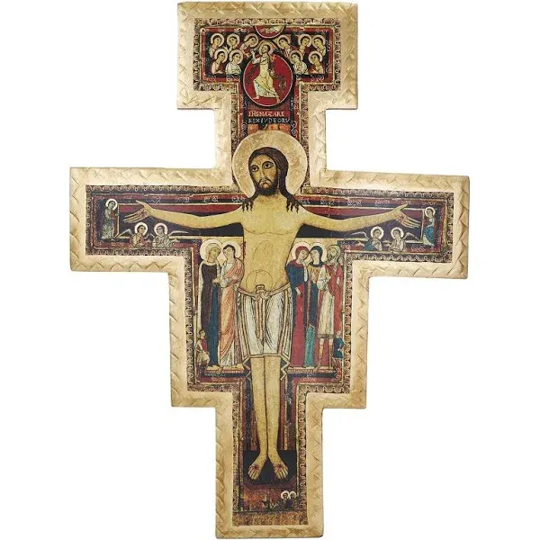 55" Saint Damiano Wall Crucifix