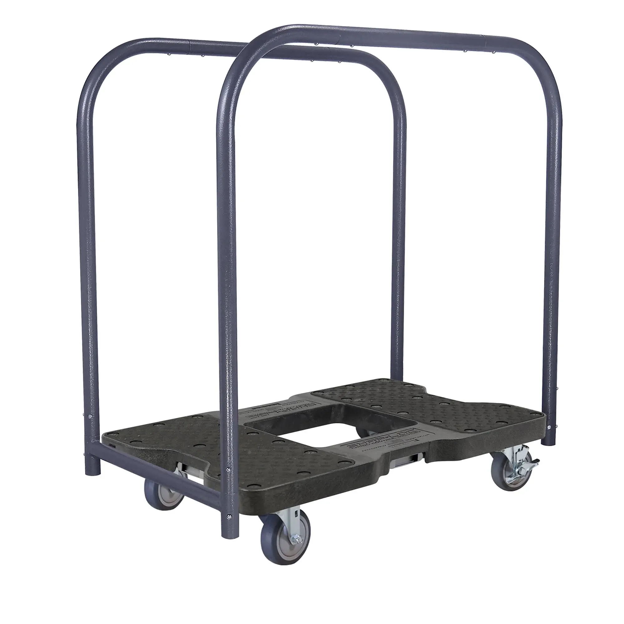 SNAP-LOC 1,800 lb Super-Duty E-Track Panel Cart Dolly Black