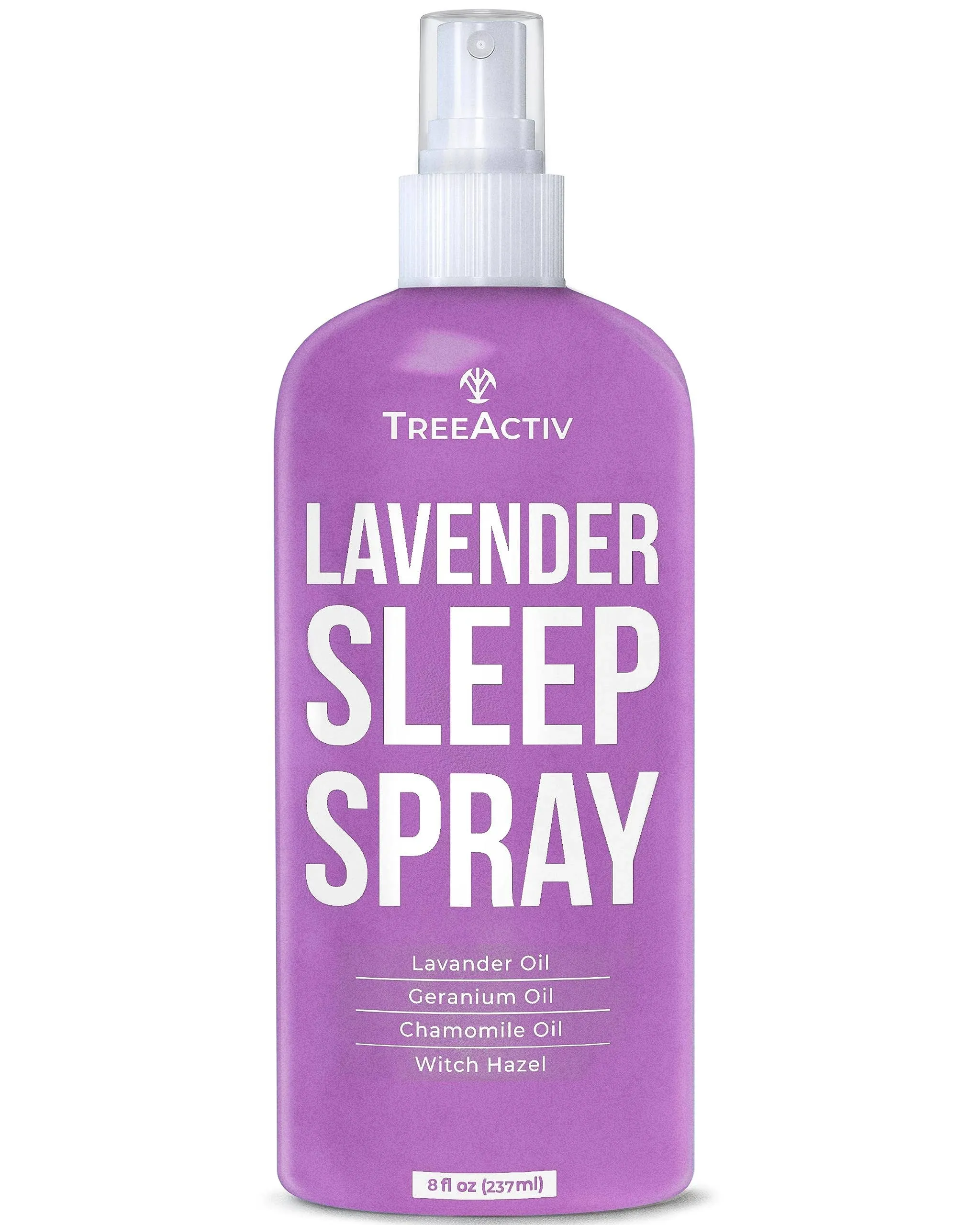 TreeActiv Sleep Spray, 8 oz, Lavender Pillow Spray for Sleep, Lavender Spray ...