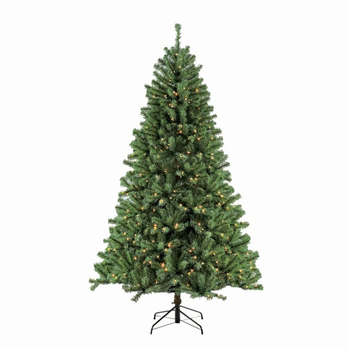 9FT Pre-Lit Nebraska Fir Artificial Christmas Tree