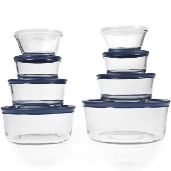 Anchor Hocking Glass 16 Piece Storage Container Set