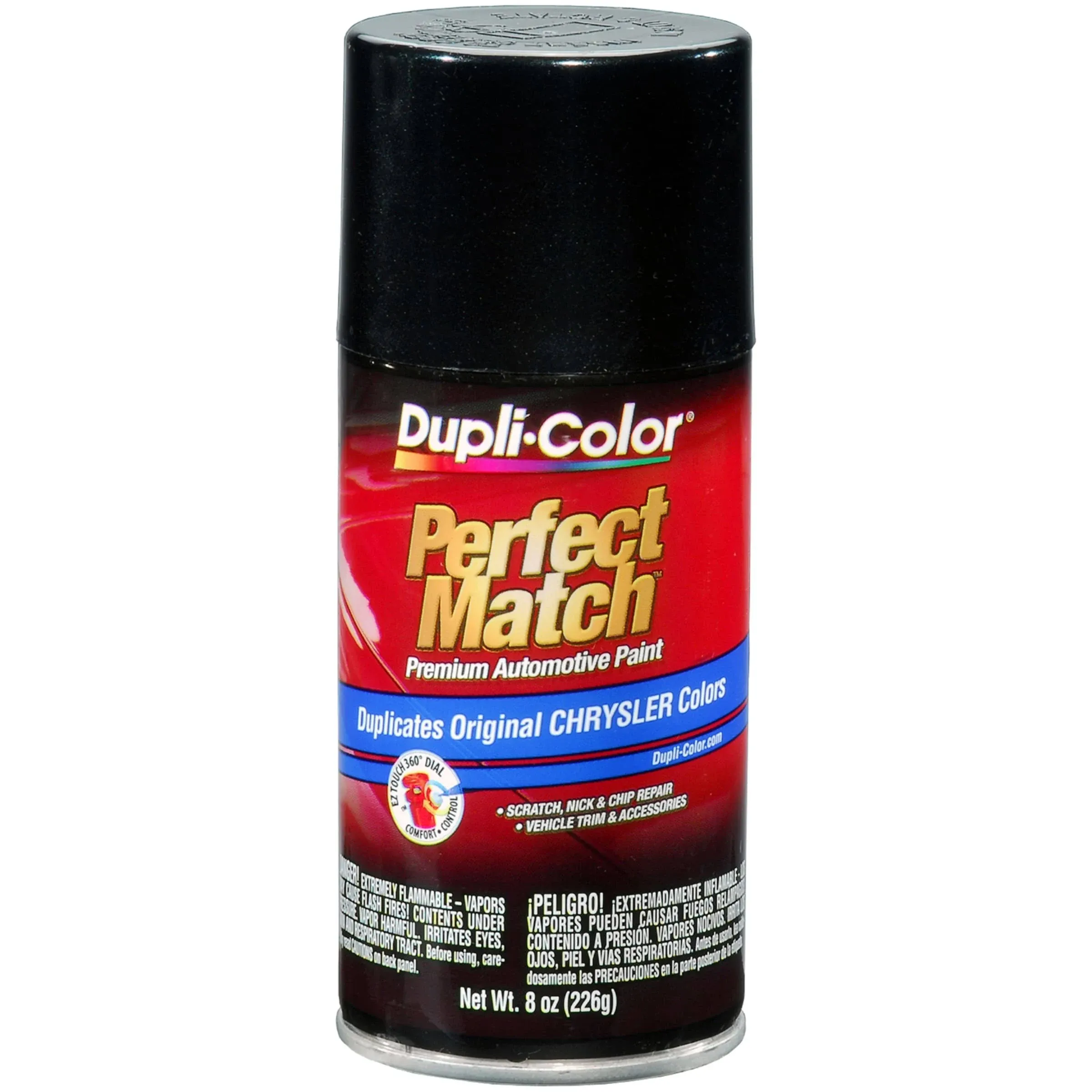 VHT Dupli-Color EBUN01007 Perfect Match Automotive Spray Paint - Universal Gloss Black - 8 oz. Aerosol Can