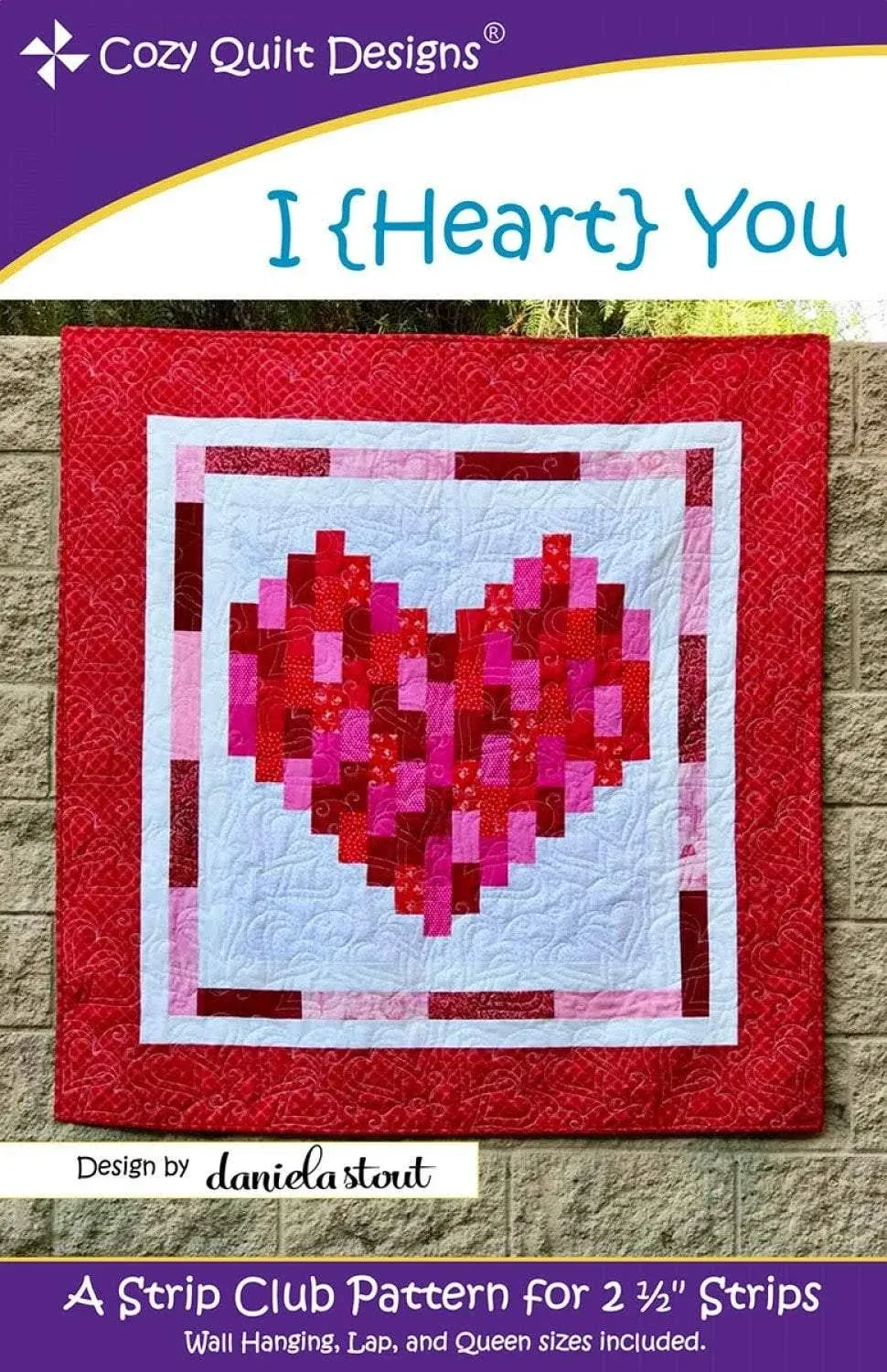 Cozy Quilt Designs I Heart You Pattern