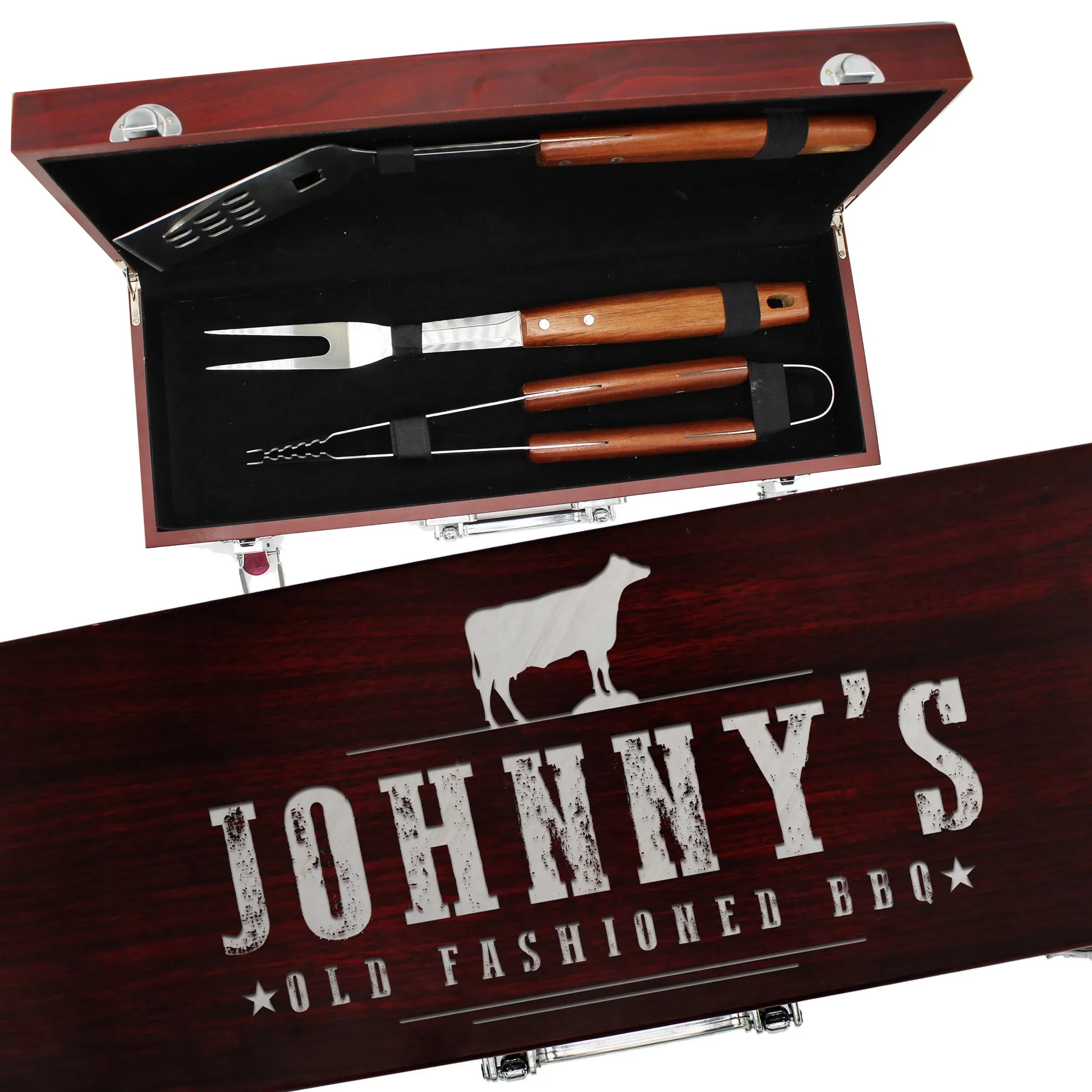 Personalized Grilling Utensil Tool Set