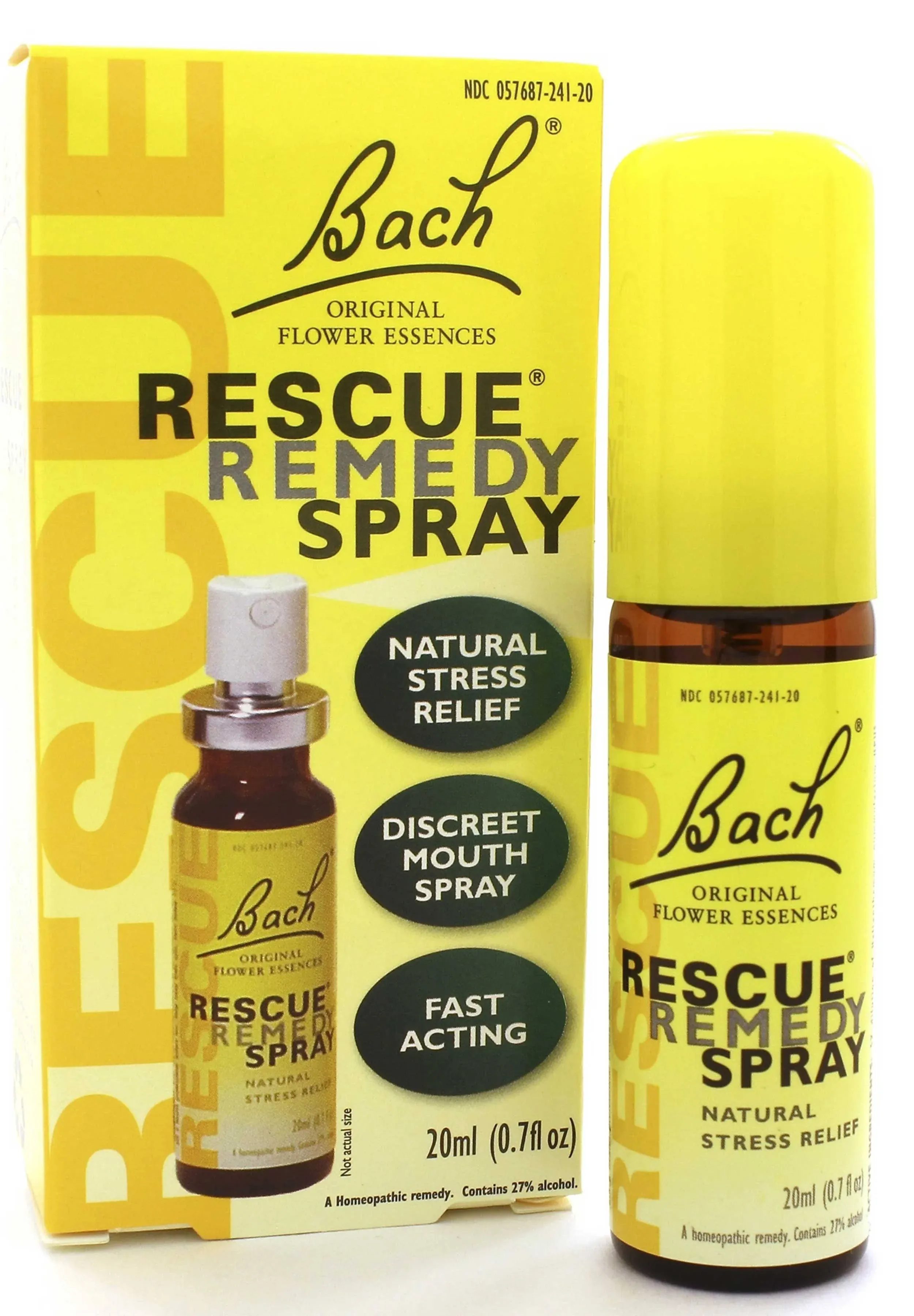 Bach Original Flower Remedies Rescue Remedy Spray, 20 ml.