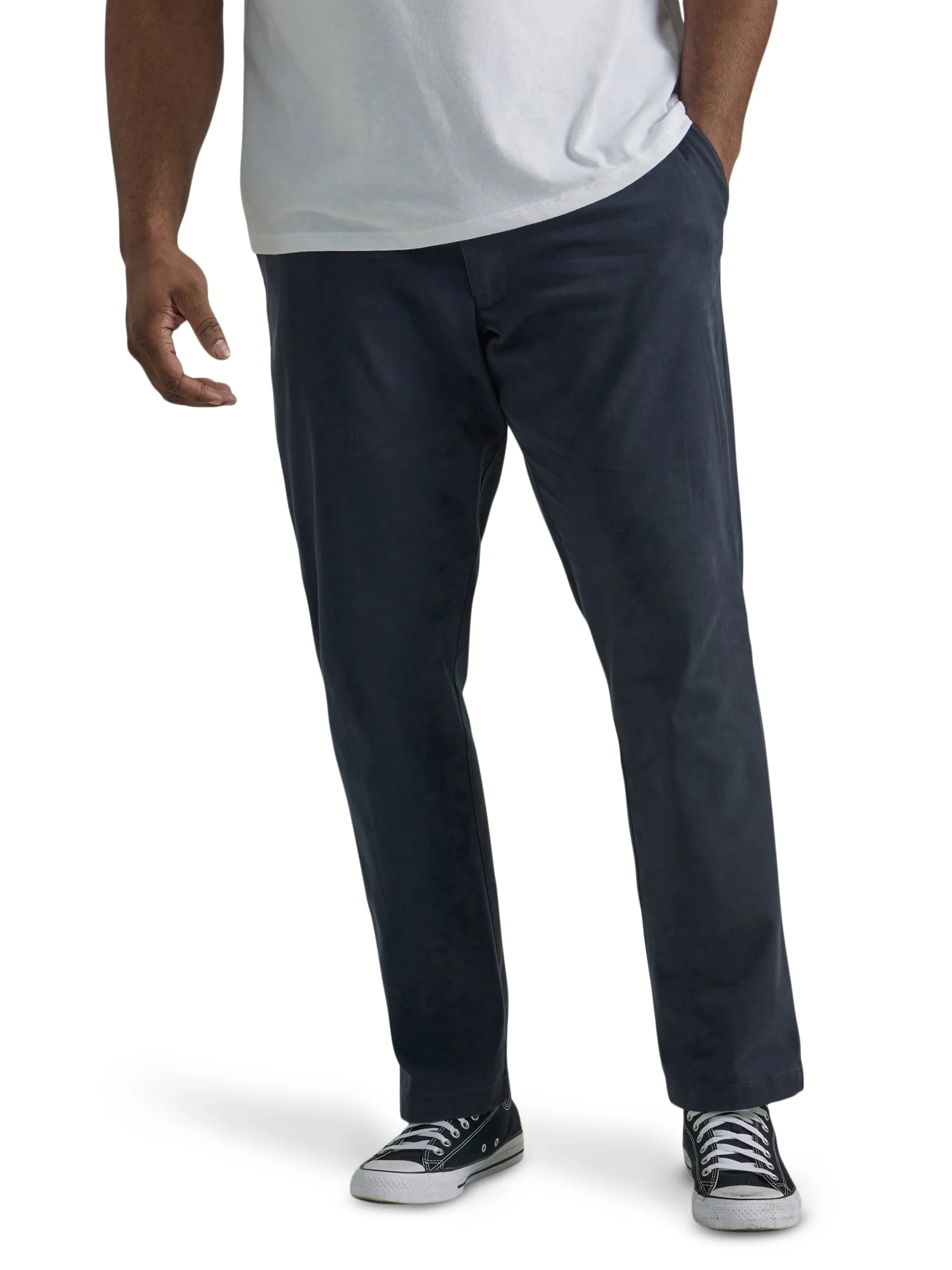 Lee® Big Men's Extreme Motion Relaxed Fit Flat Front Pant with Flex Waistband