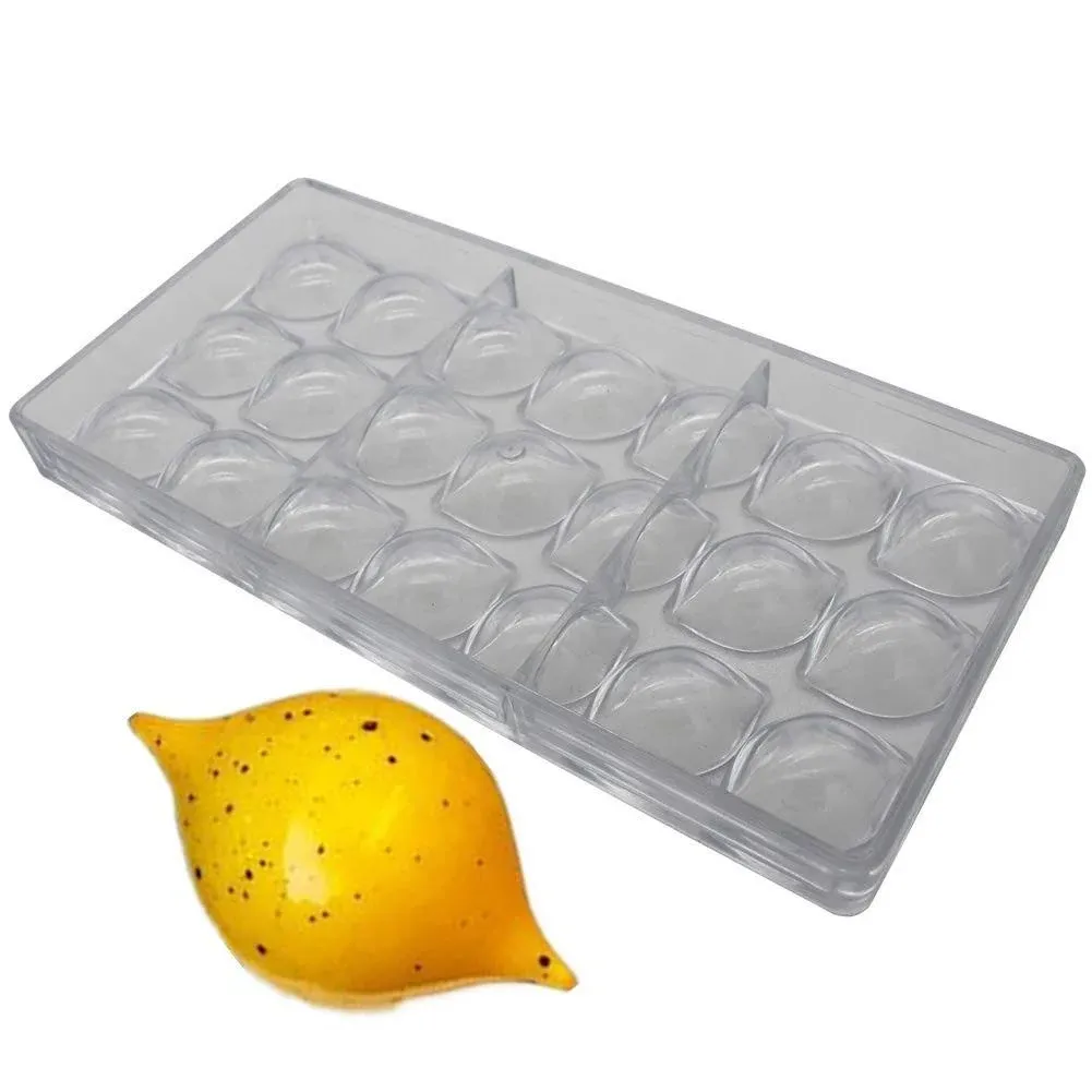 Goldbaking Lemon Chocolate Mold Polycarbonate Chocolate Mould Chocolate DIY Mold