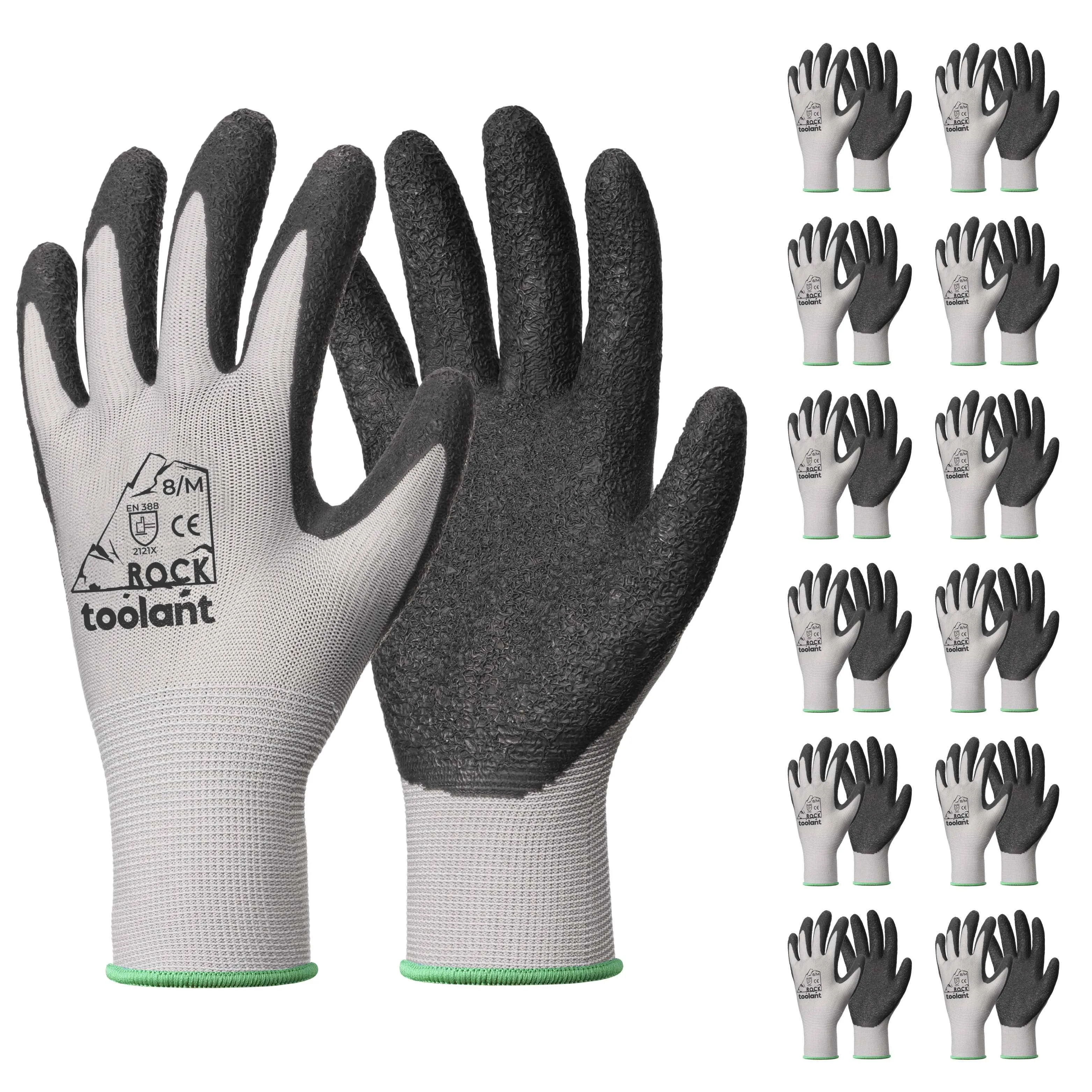 toolant Crinkle Latex Work Gloves