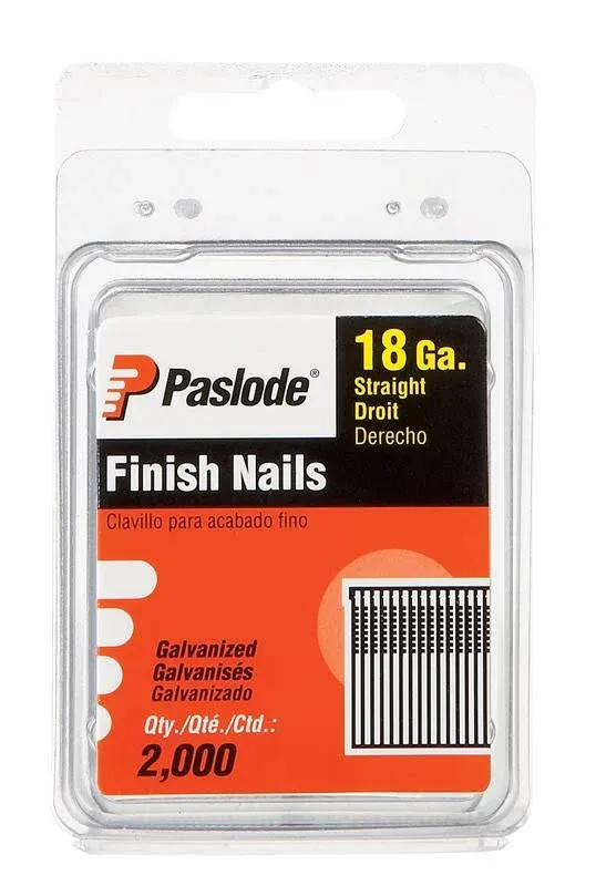 Paslode 650214 1-1/2-Inch by 18 Gauge Galvanized Brad Nail (2,000 per Box)