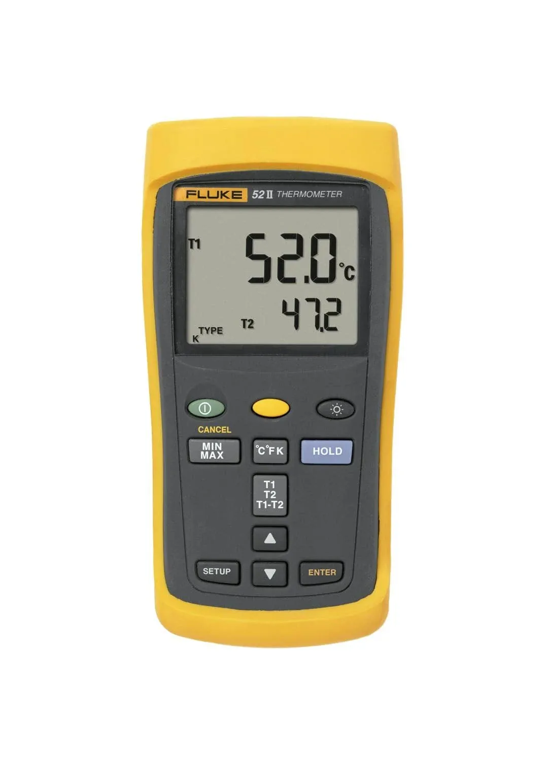 Fluke 52-2 Digital Thermometer, Dual Input