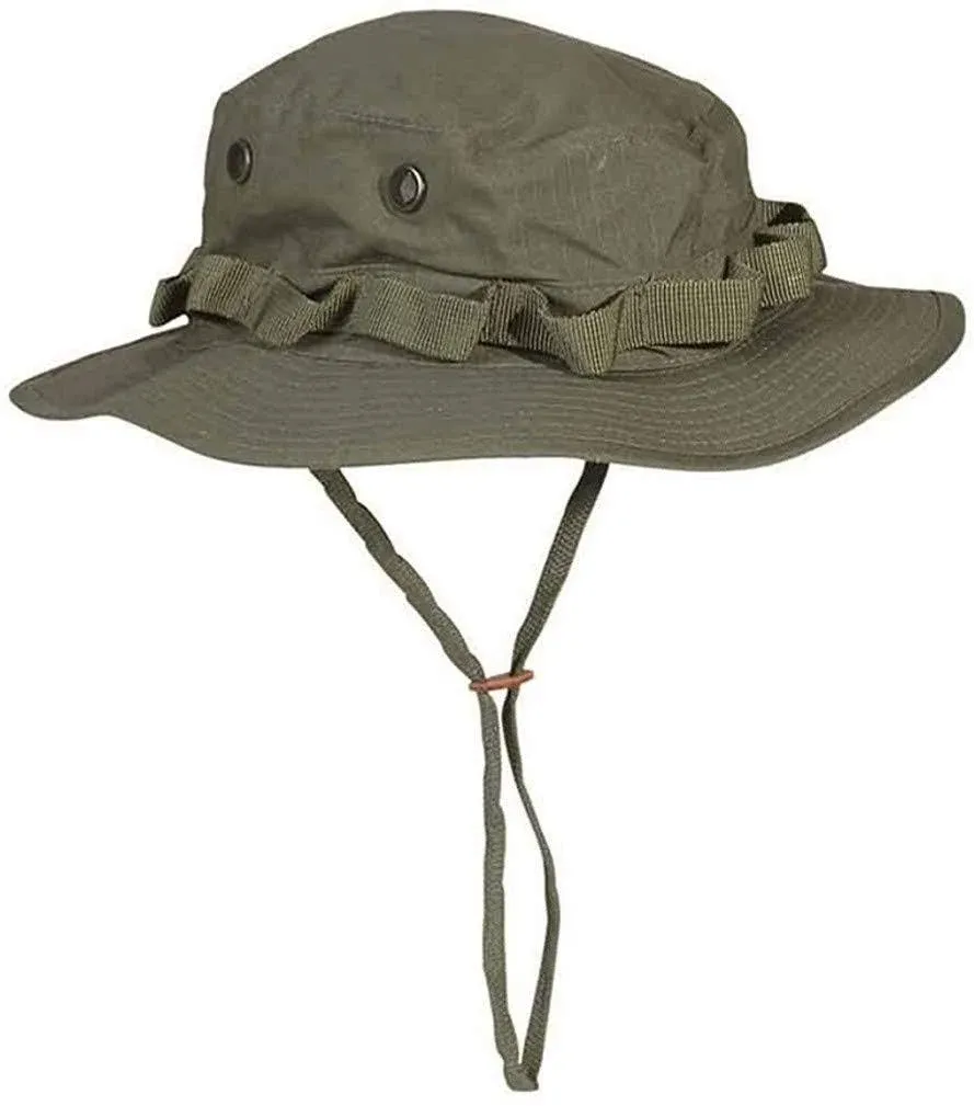 US Olive Green Boonie Jungle Cap - All Sizes Military Army Vietnam Sun Hat Bush