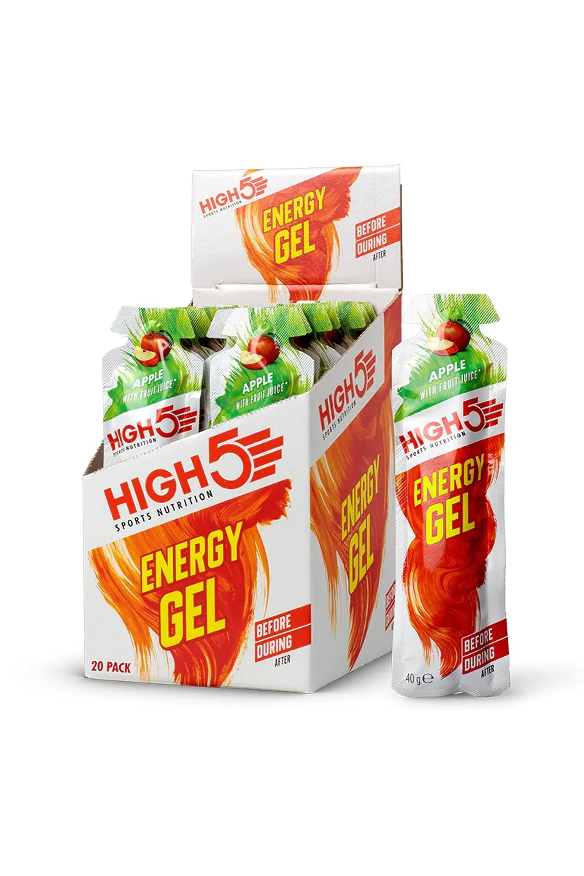 High5 Sports Energy Gel - Box of 20 Apple