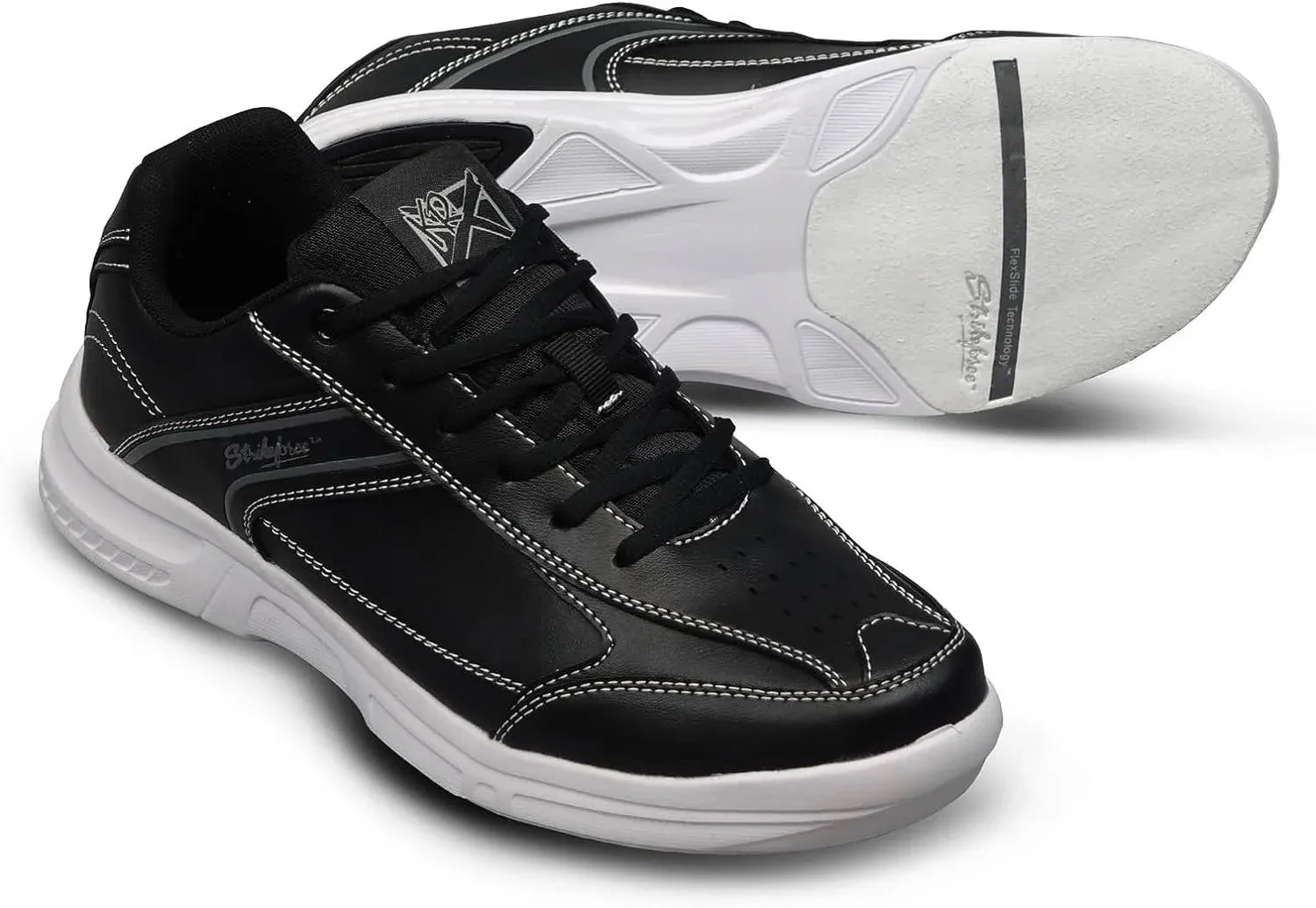 KR Strikeforce Men's Flyer Lite Bowling Shoes Black WIDE