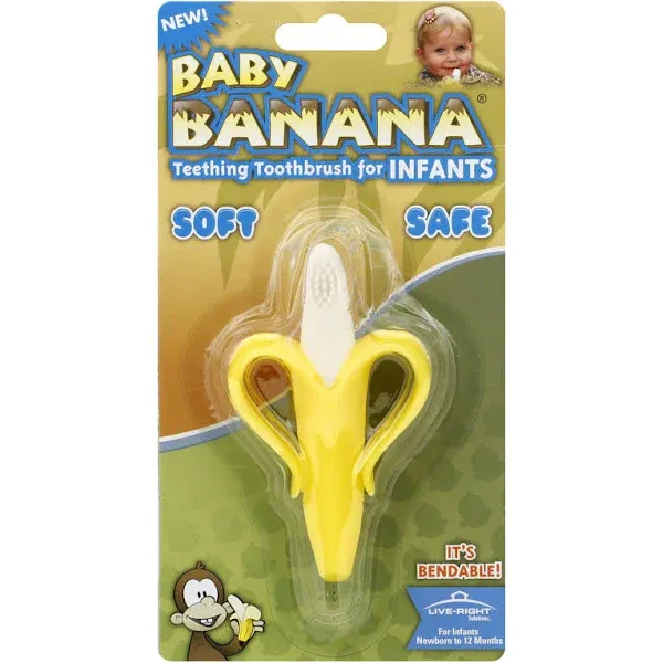 Baby Banana Infant Teething Toothbrush